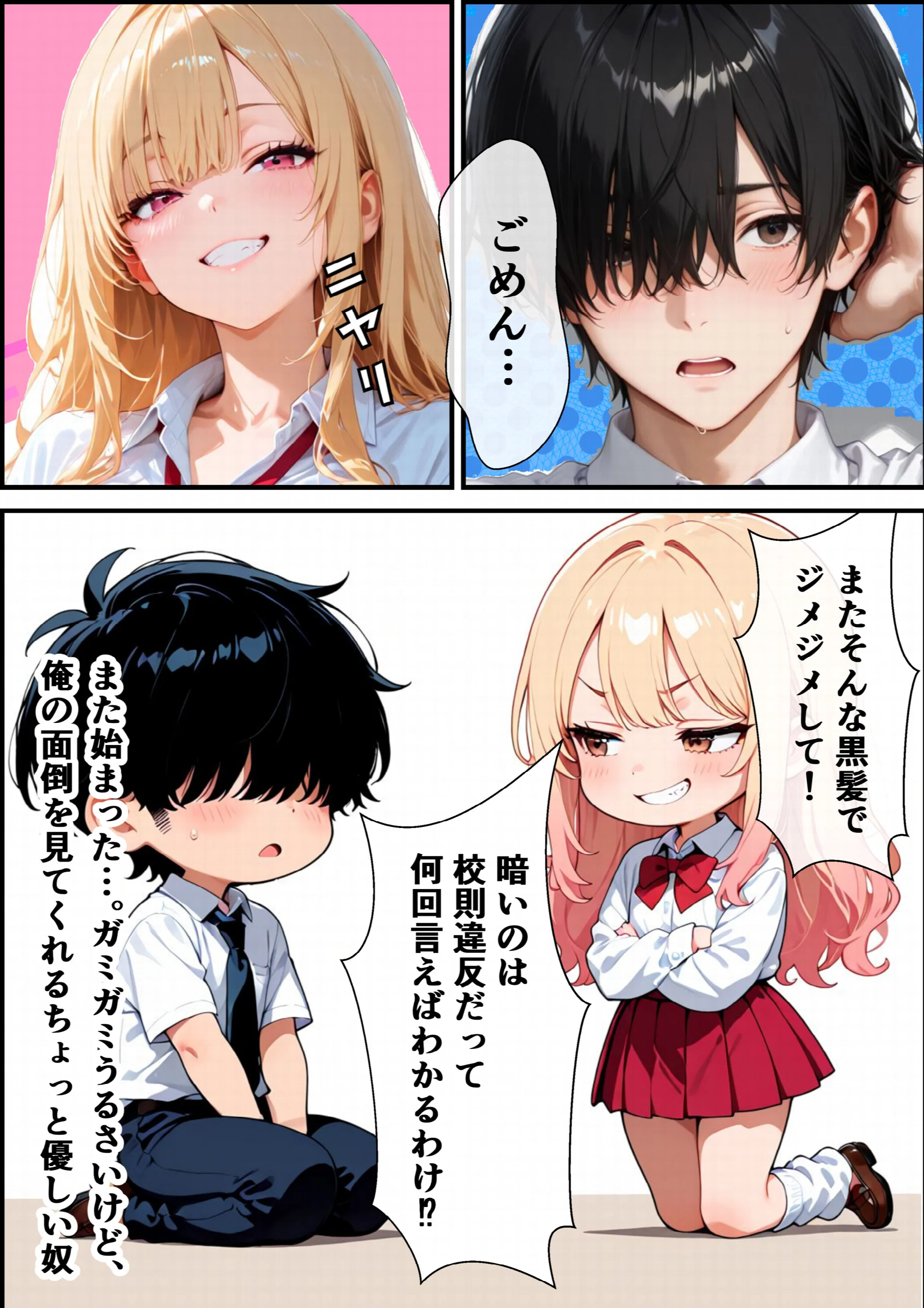 童貞の僕を男にしてくれたギャル委員長と放課後密着あまあま交尾をする話ページ4