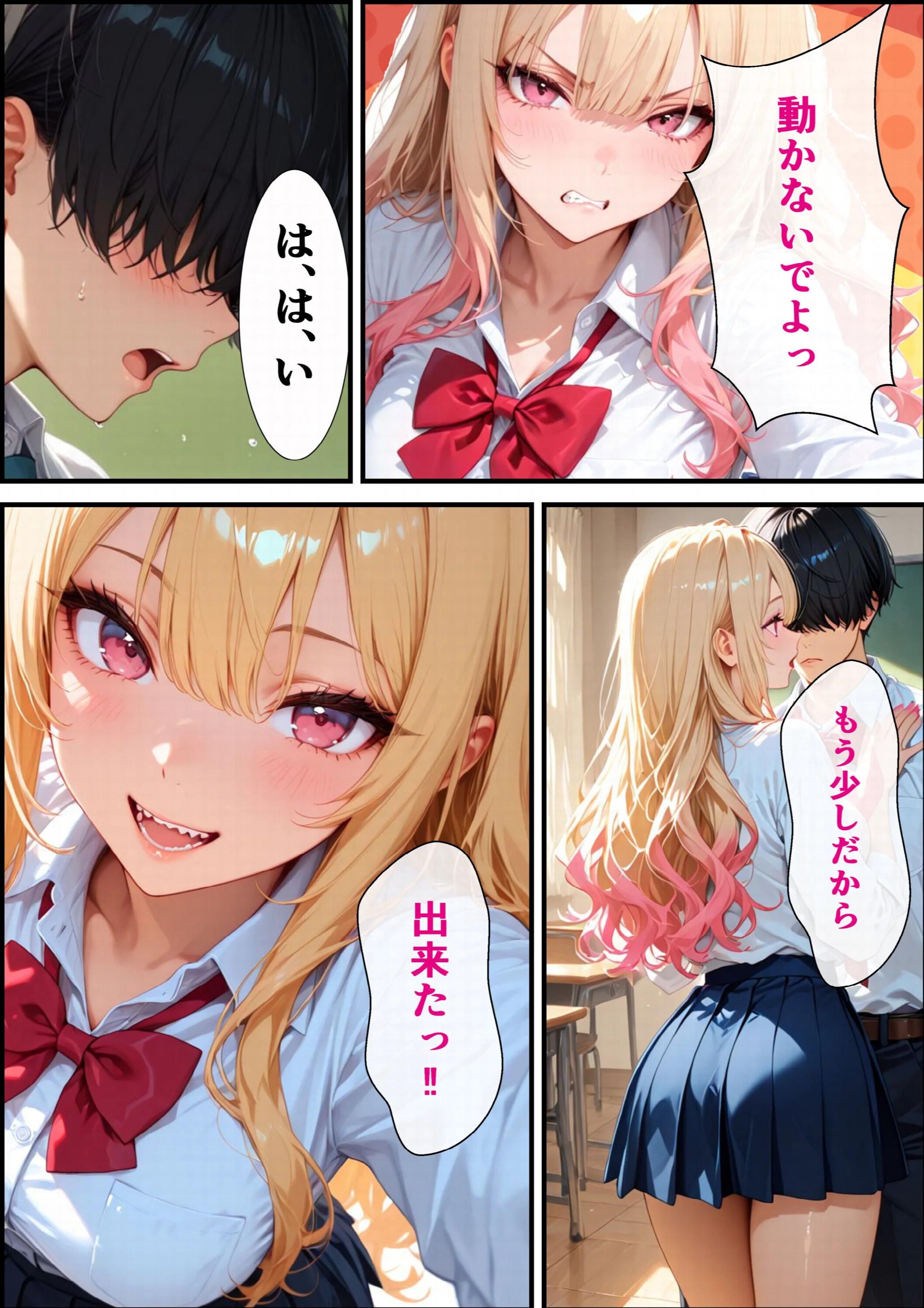 童貞の僕を男にしてくれたギャル委員長と放課後密着あまあま交尾をする話ページ6