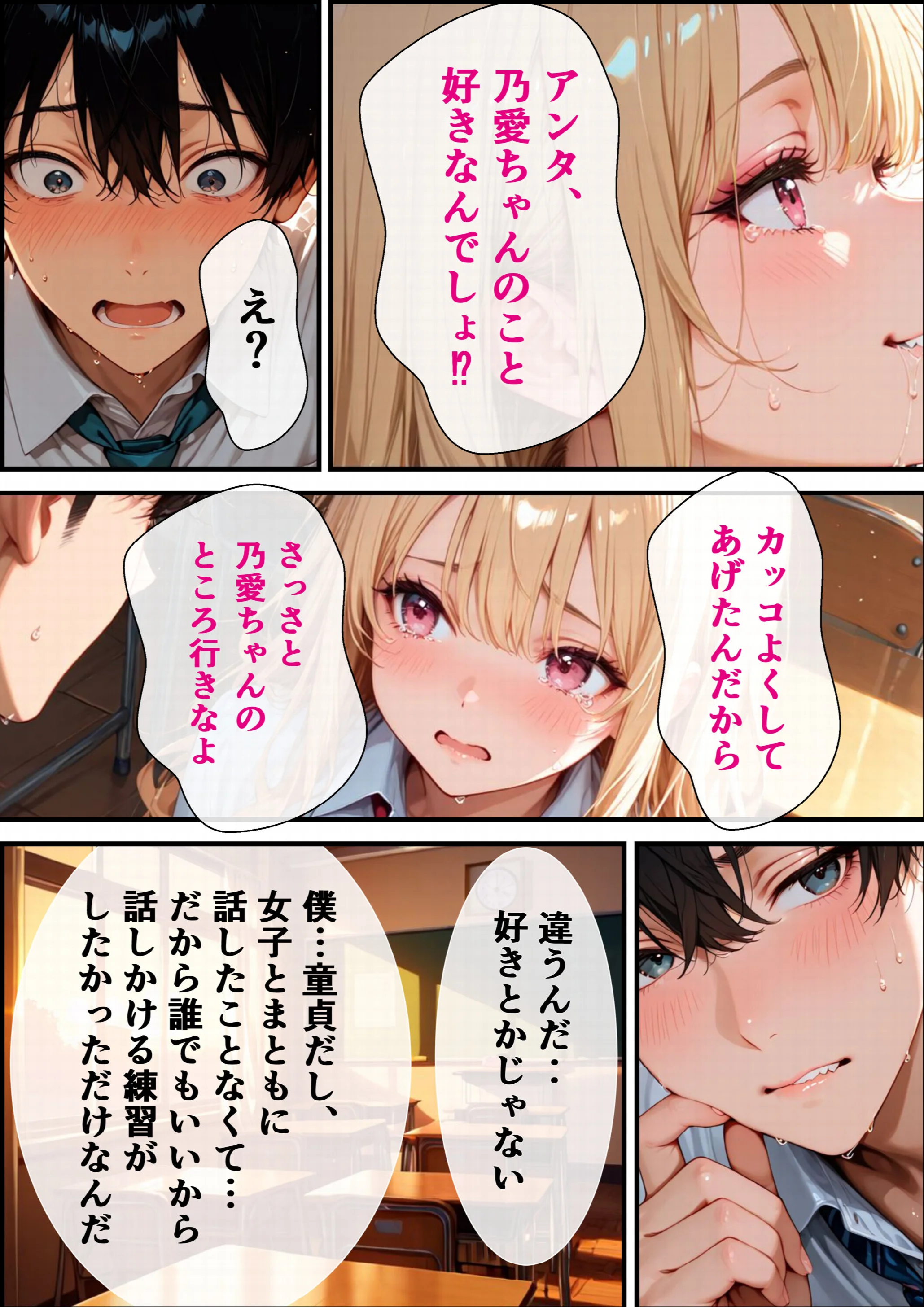 童貞の僕を男にしてくれたギャル委員長と放課後密着あまあま交尾をする話ページ13