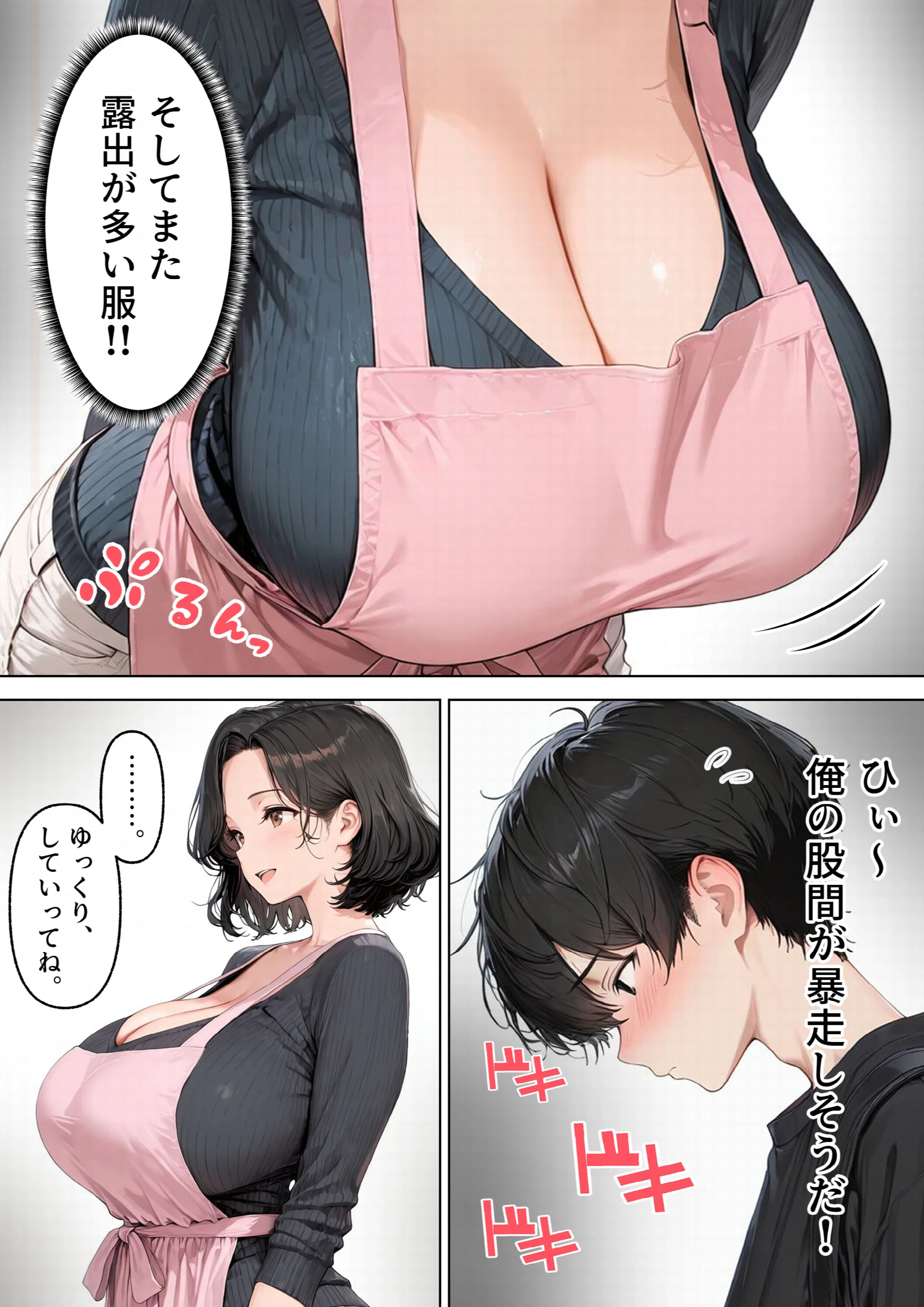 友達の爆乳お母さん（45歳）と夕食後に寝取りセックスした話 〜旦那に内緒で初乳首イキ、潮吹き〜 モザイク版ページ14