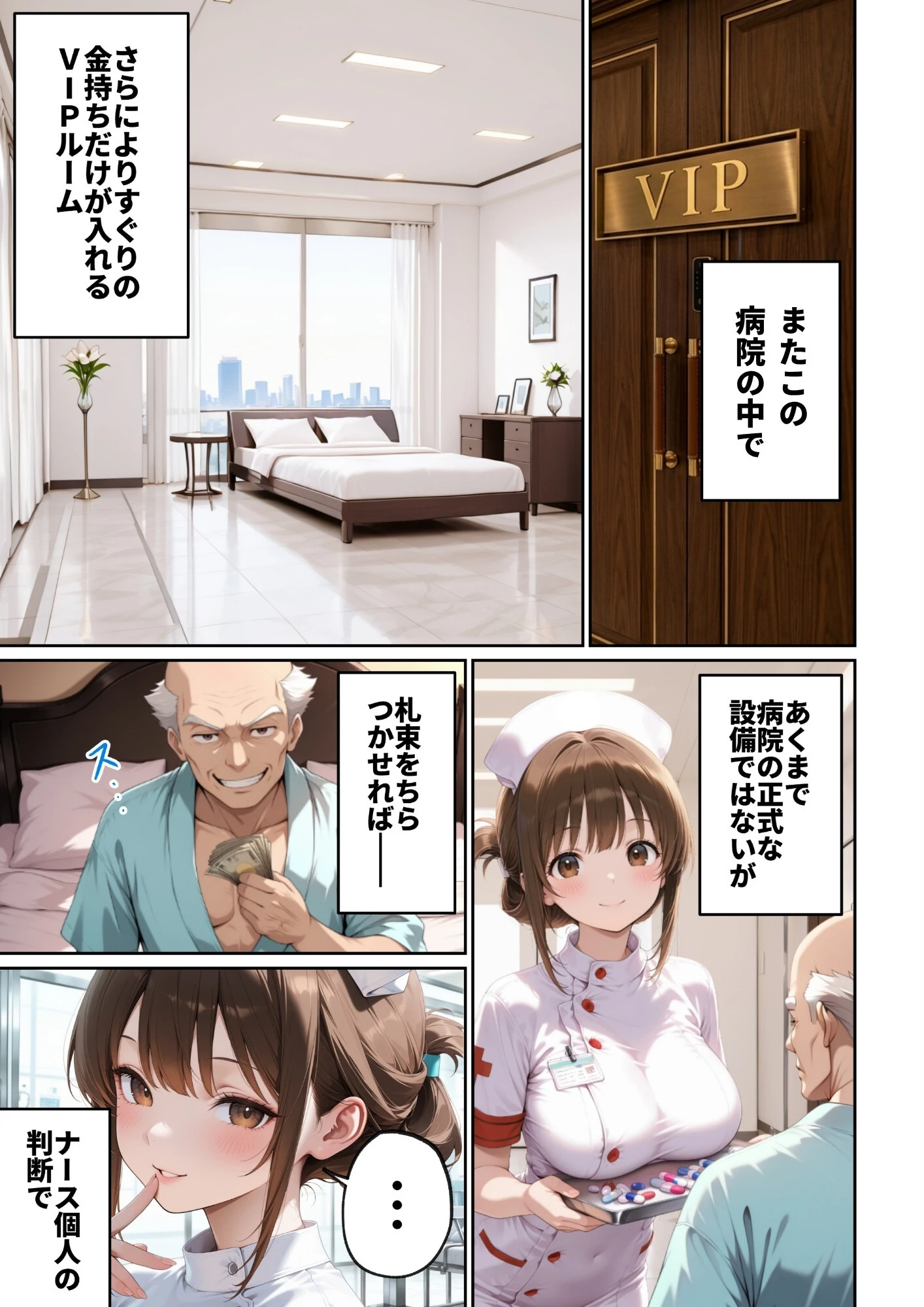 入院中の資産家ジジイにガチ恋したナースの献身がヤバ過ぎた話。ページ5