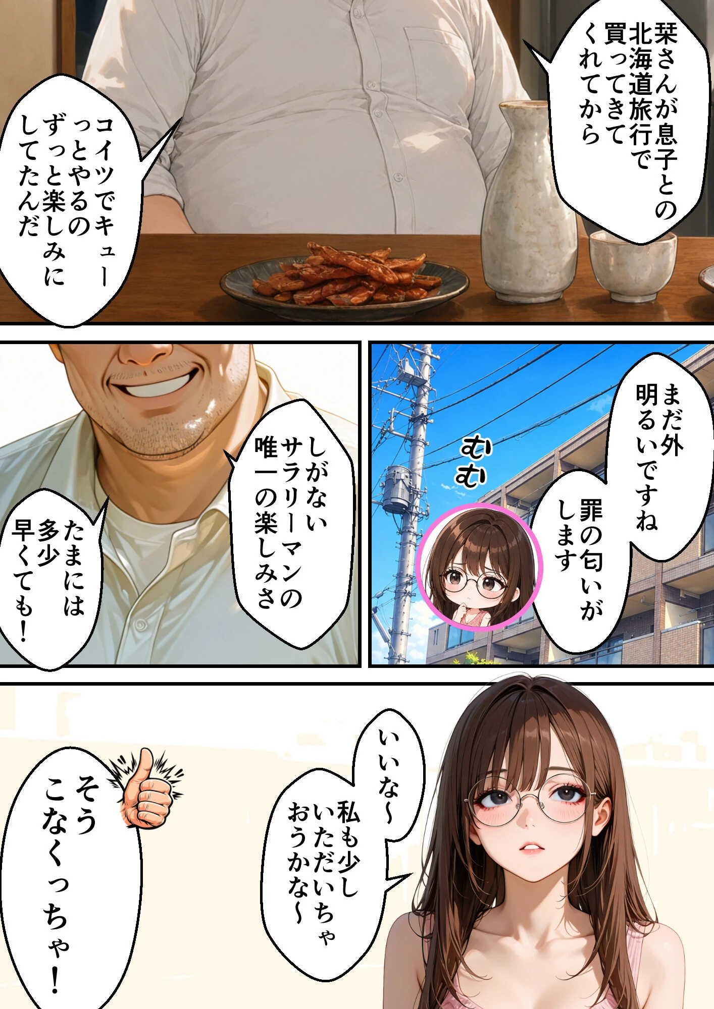 無防備な息子の嫁に裏切りの催〇アプリ・娘のように思っていた彼女をバニー電マで屈辱アクメさせてしまう義父の愛欲ページ3