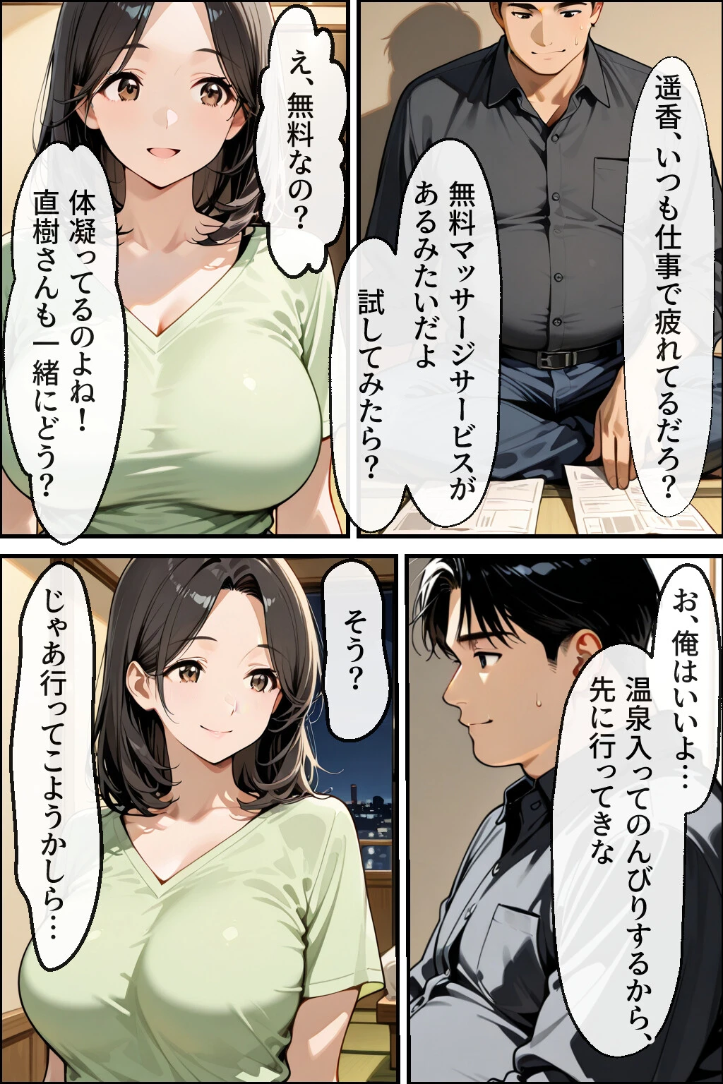 温泉旅館で妻をマッサージ師に寝取らせた話 人妻が肉欲に溺れた夜ページ5