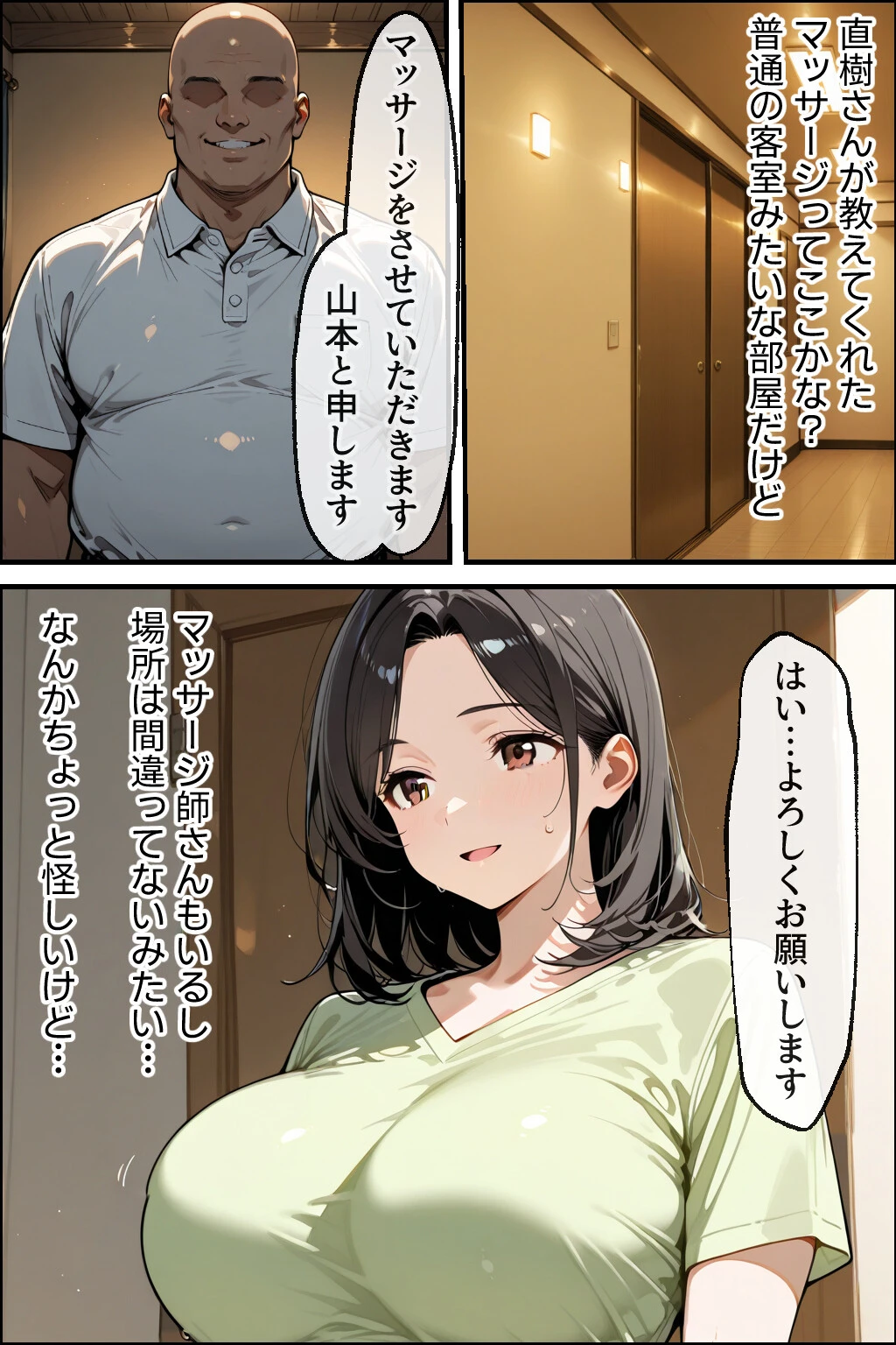 温泉旅館で妻をマッサージ師に寝取らせた話 人妻が肉欲に溺れた夜ページ6