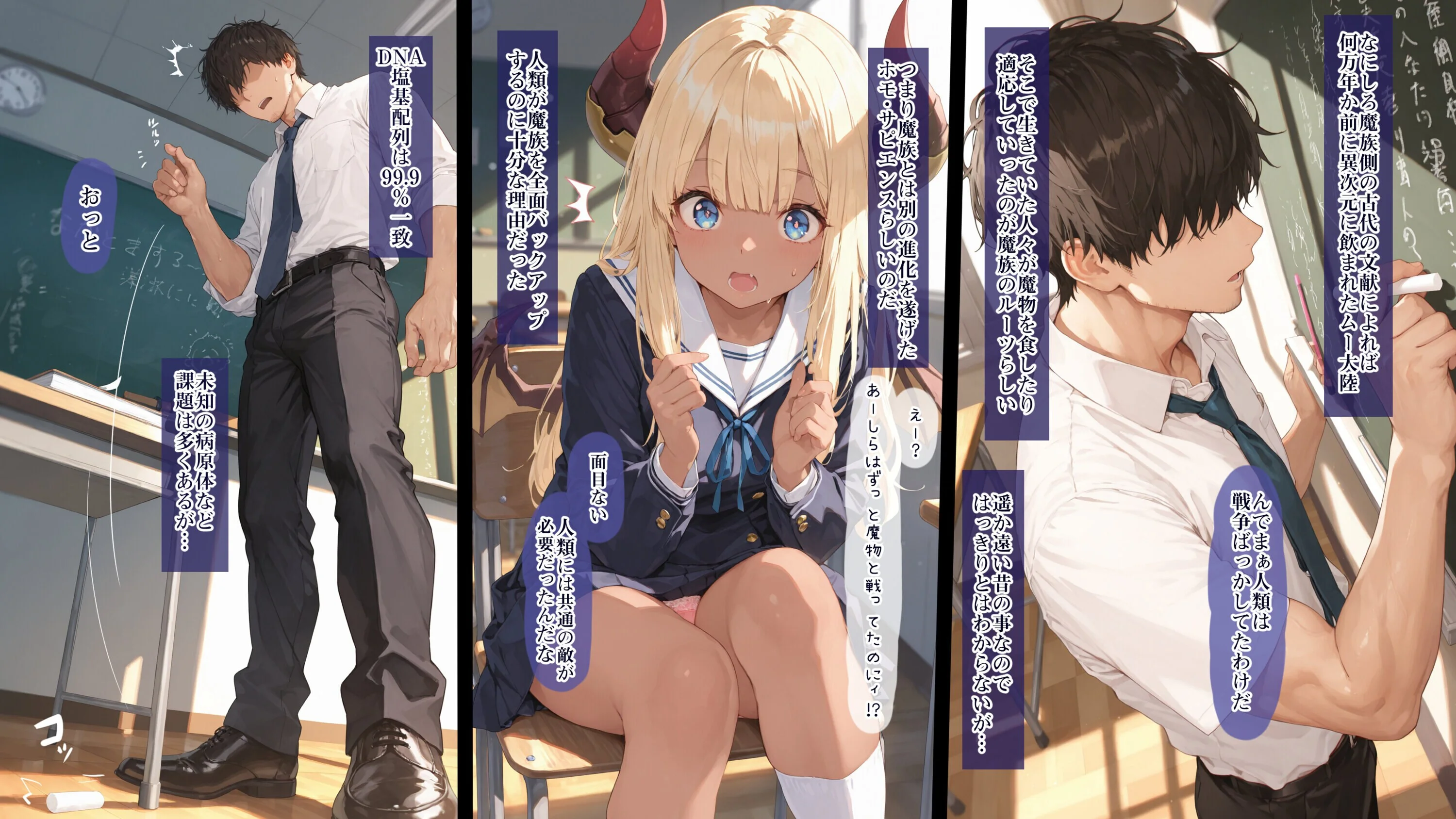 清楚サキュバス 世界が魔界と繋がって早10年 オレが教え子の搾精指導担当ってマジ？ページ5