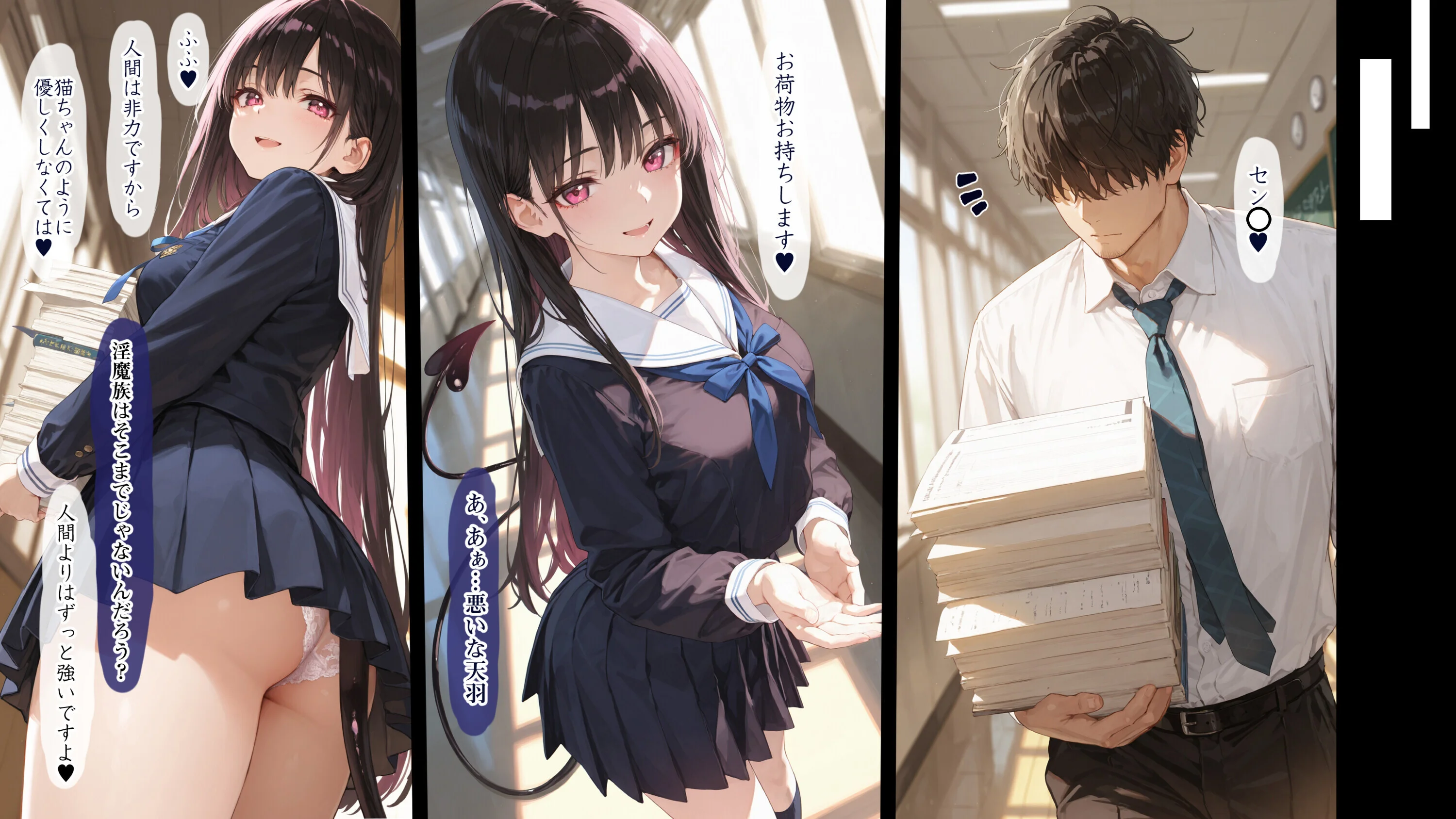 清楚サキュバス 世界が魔界と繋がって早10年 オレが教え子の搾精指導担当ってマジ？ページ12