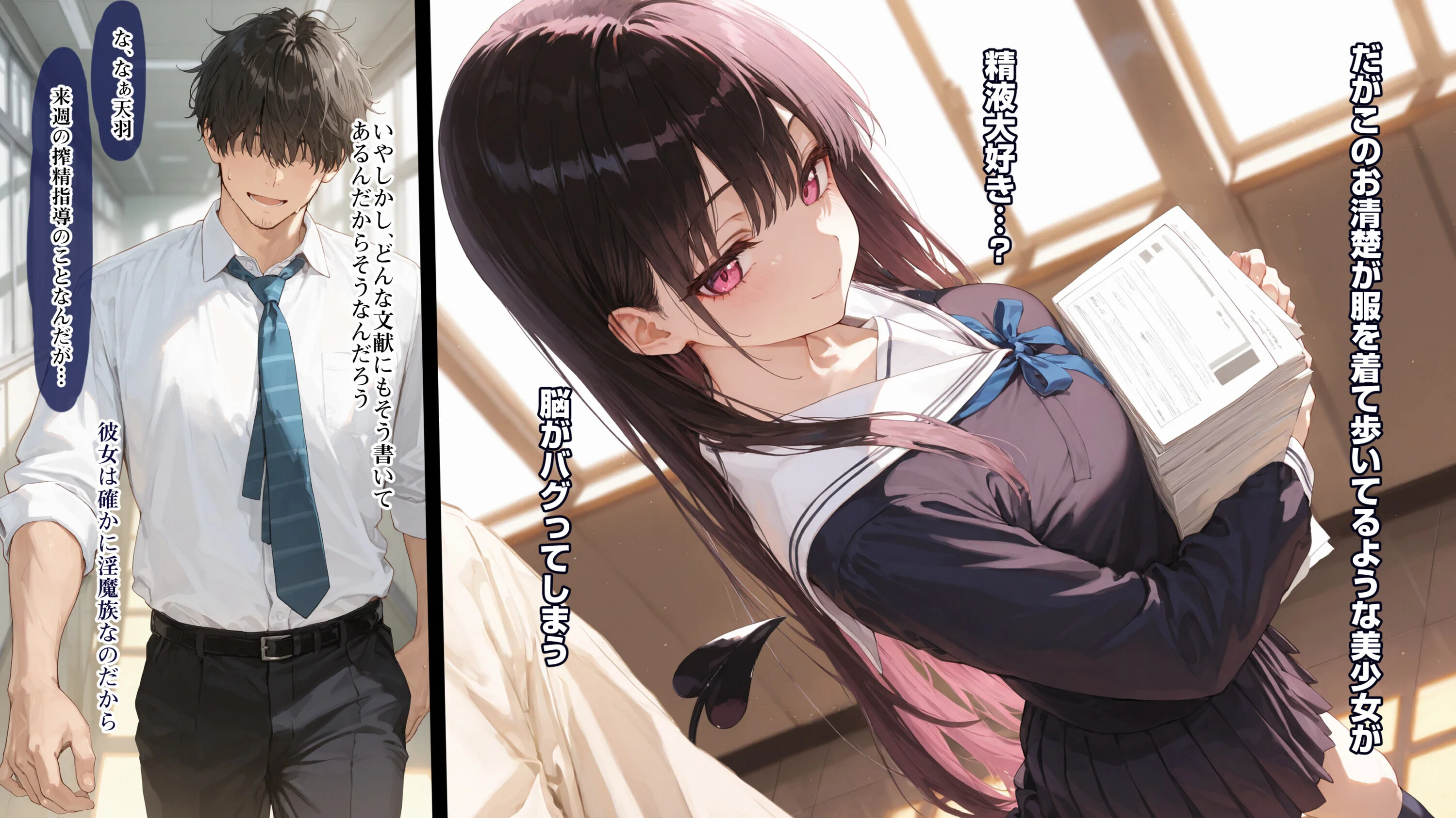 清楚サキュバス 世界が魔界と繋がって早10年 オレが教え子の搾精指導担当ってマジ？ページ14