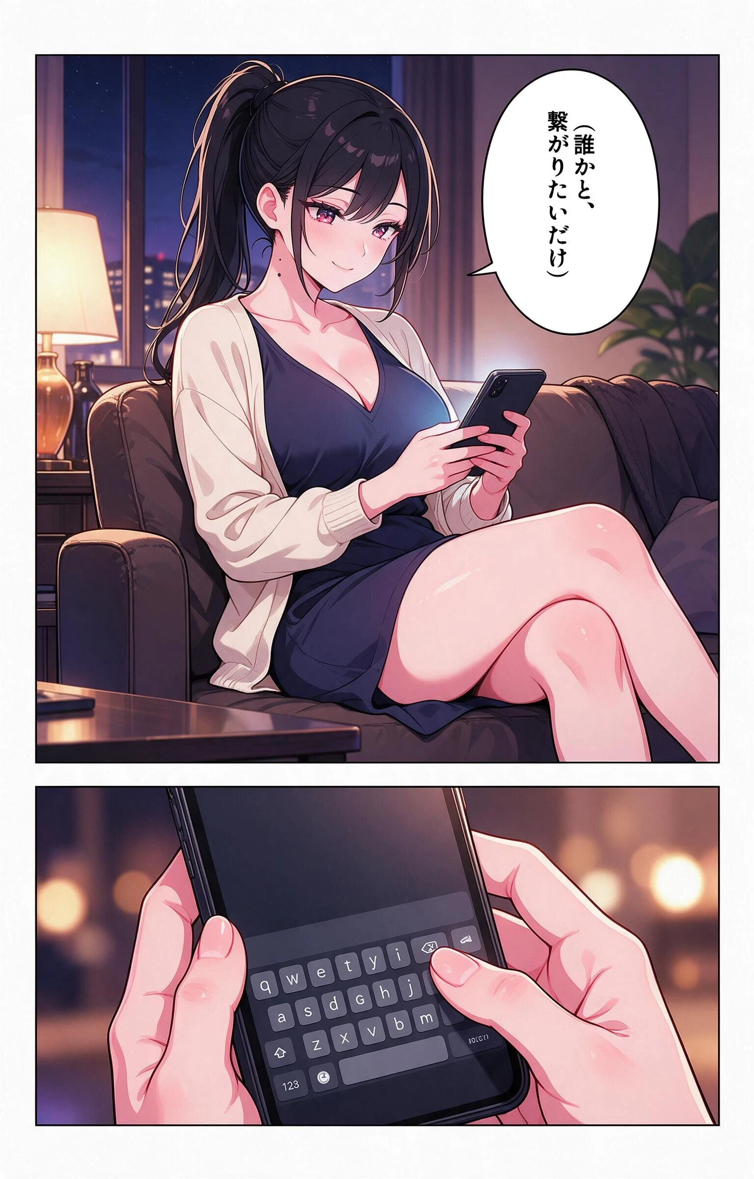甘え上手な爆乳義妹と炬燵で足が触れたら甘えたい盛りでベタベタだった話ページ3