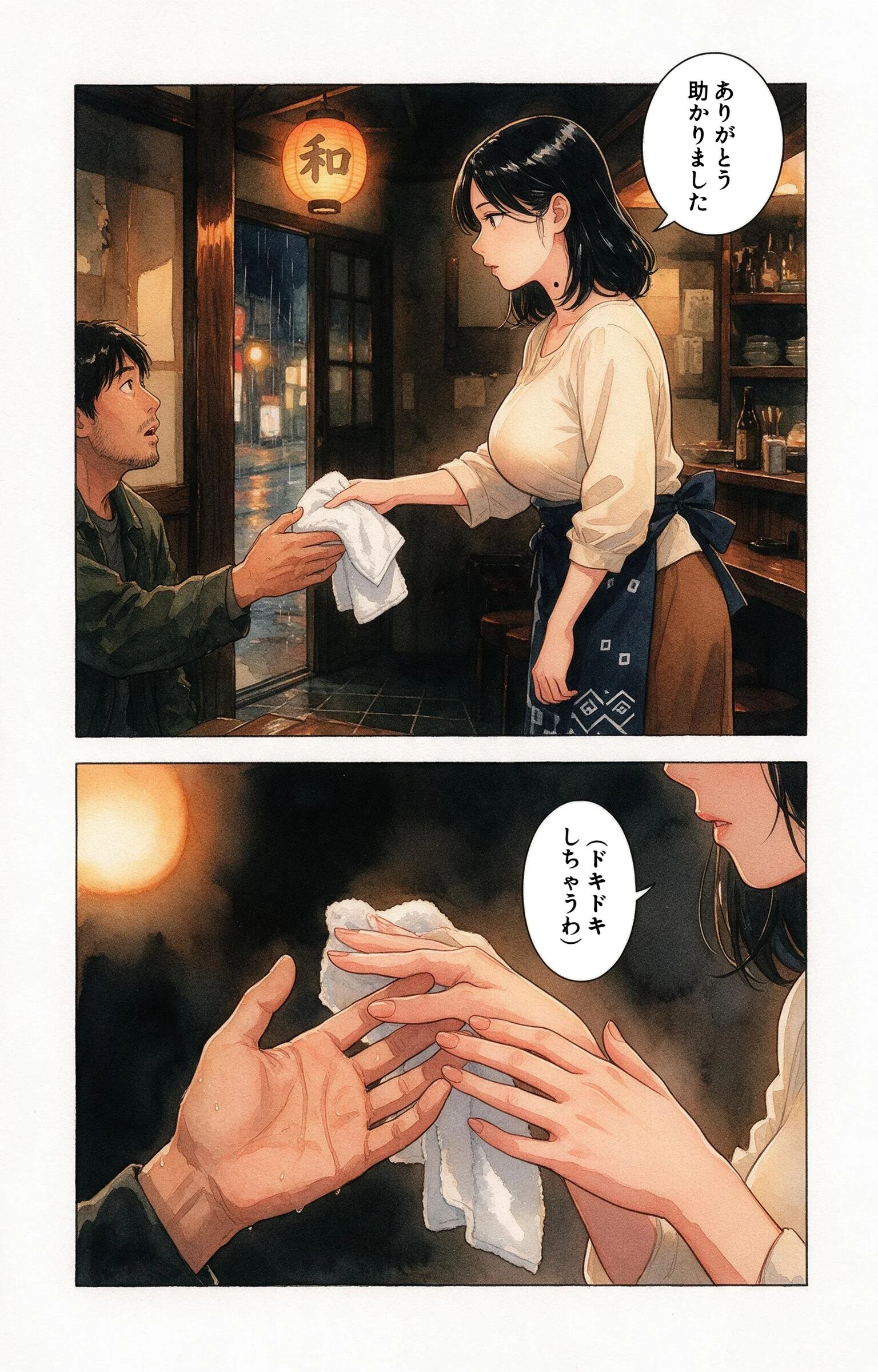 甘え上手なおっぱいの大きい居酒屋の女将さんの家に台風で泊まったら一晩だけって抱きしめられた話ページ6
