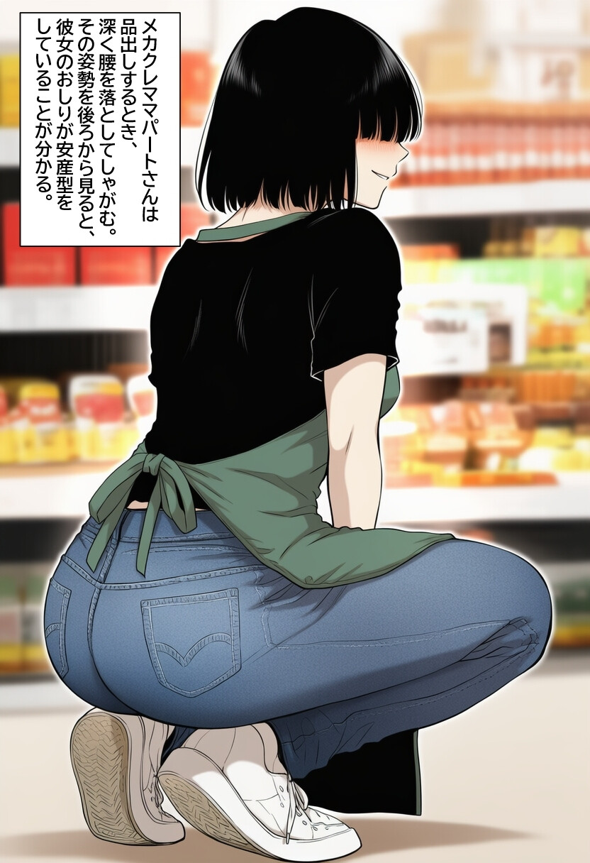 メカクレママを孕ませたい！メカクレ巨乳ママに無責任中出ししまくって孕ませる話。 モザイク版ページ2