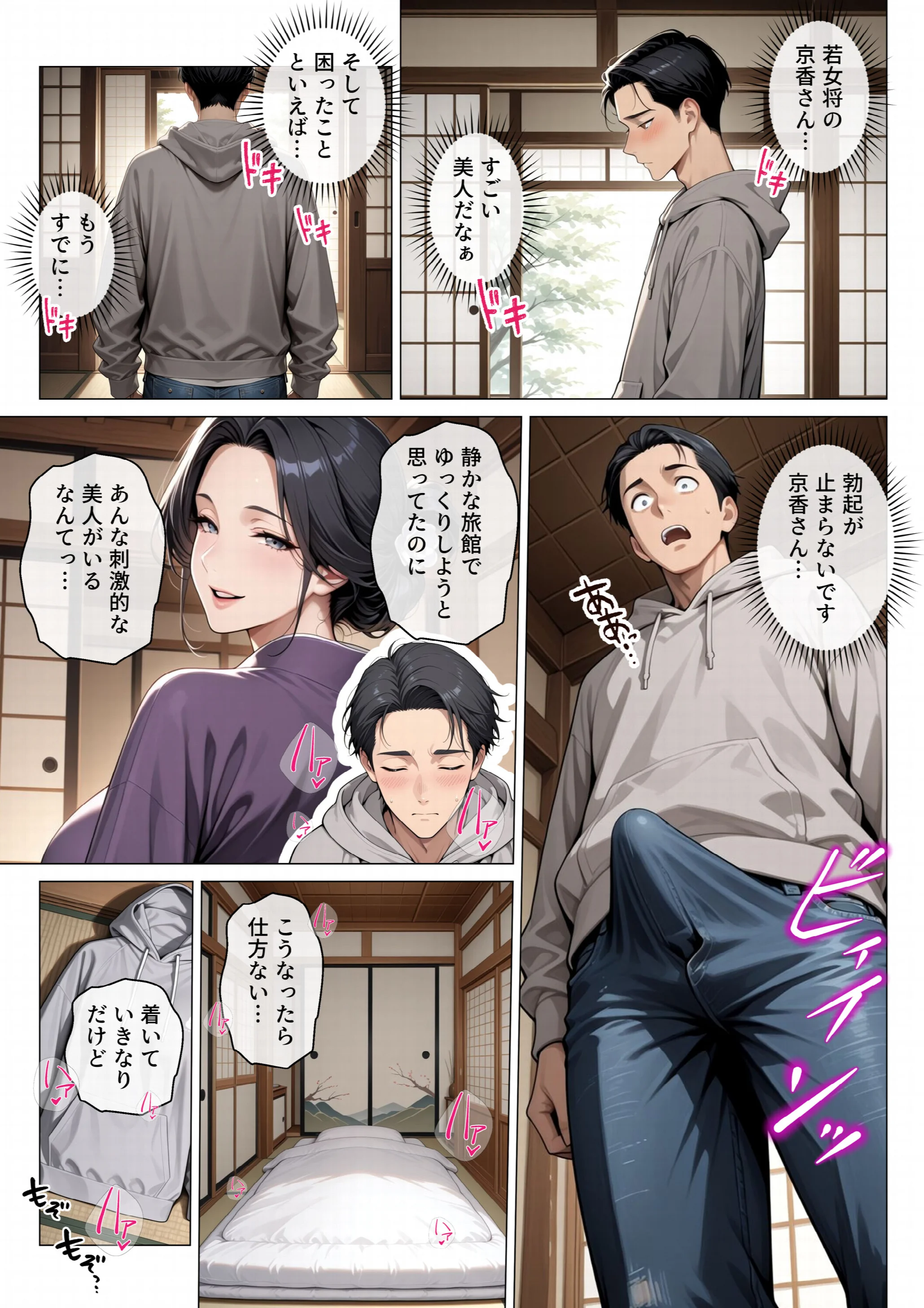 性欲を持て余した巨乳若女将のハメすぎ中出し温泉旅館ページ7