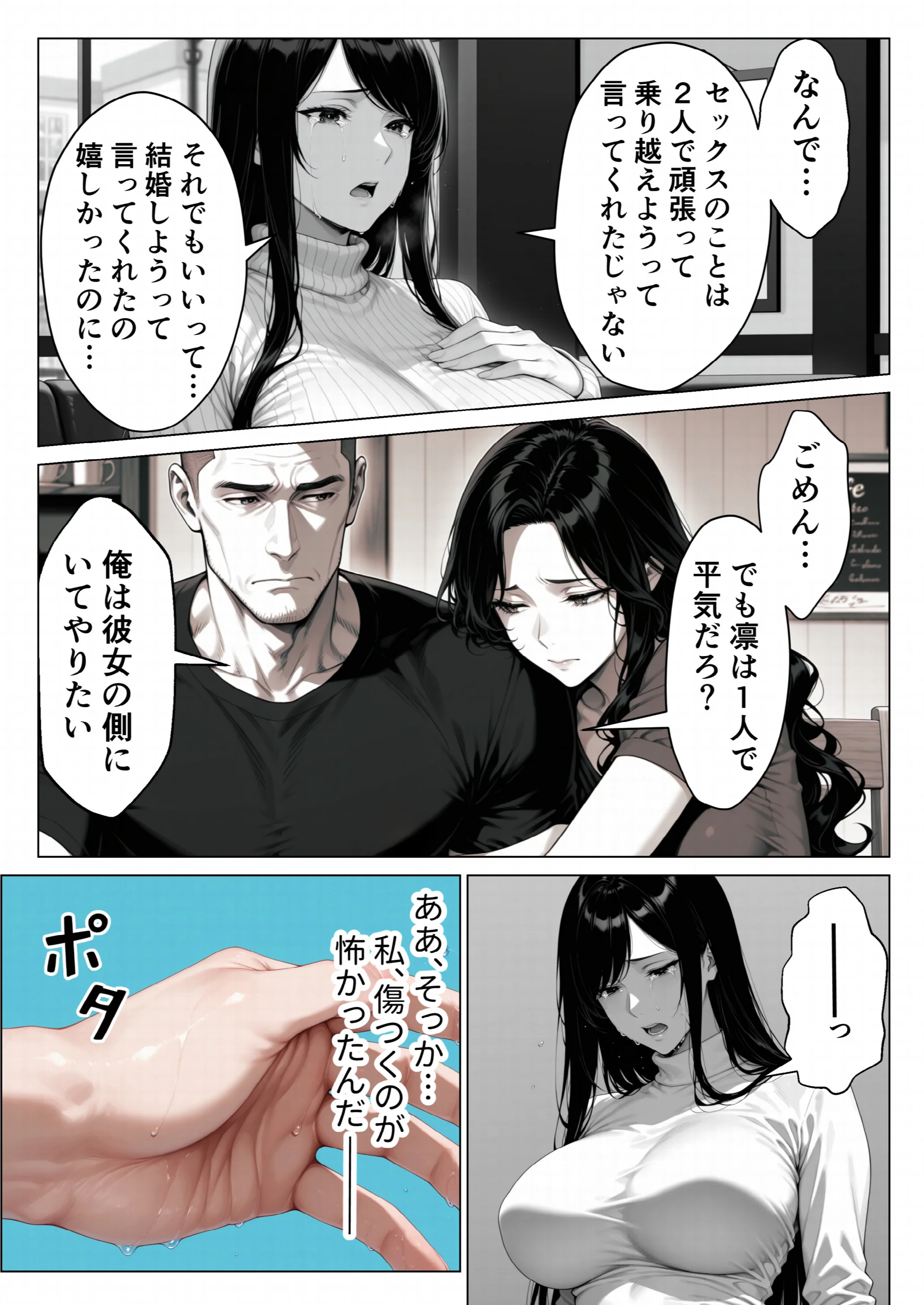 男嫌いのクール女上司を僕のものにするために生ハメセックスで何度も絶頂させる話（3）（単話）ページ2