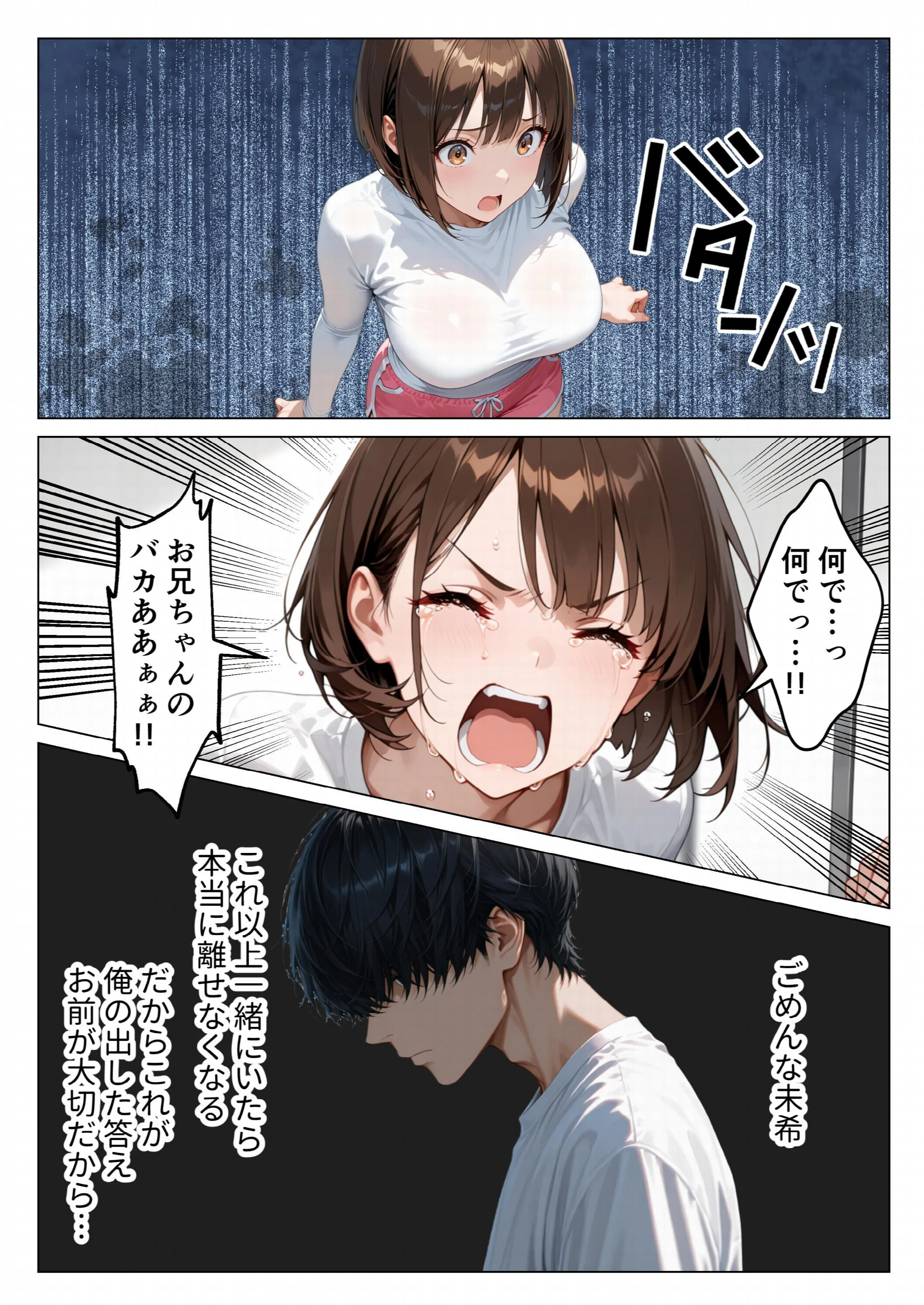 俺のことが大好きな爆乳妹と生ハメしたら中出しあまあまセックスに発展した話（4）（単話）ページ3