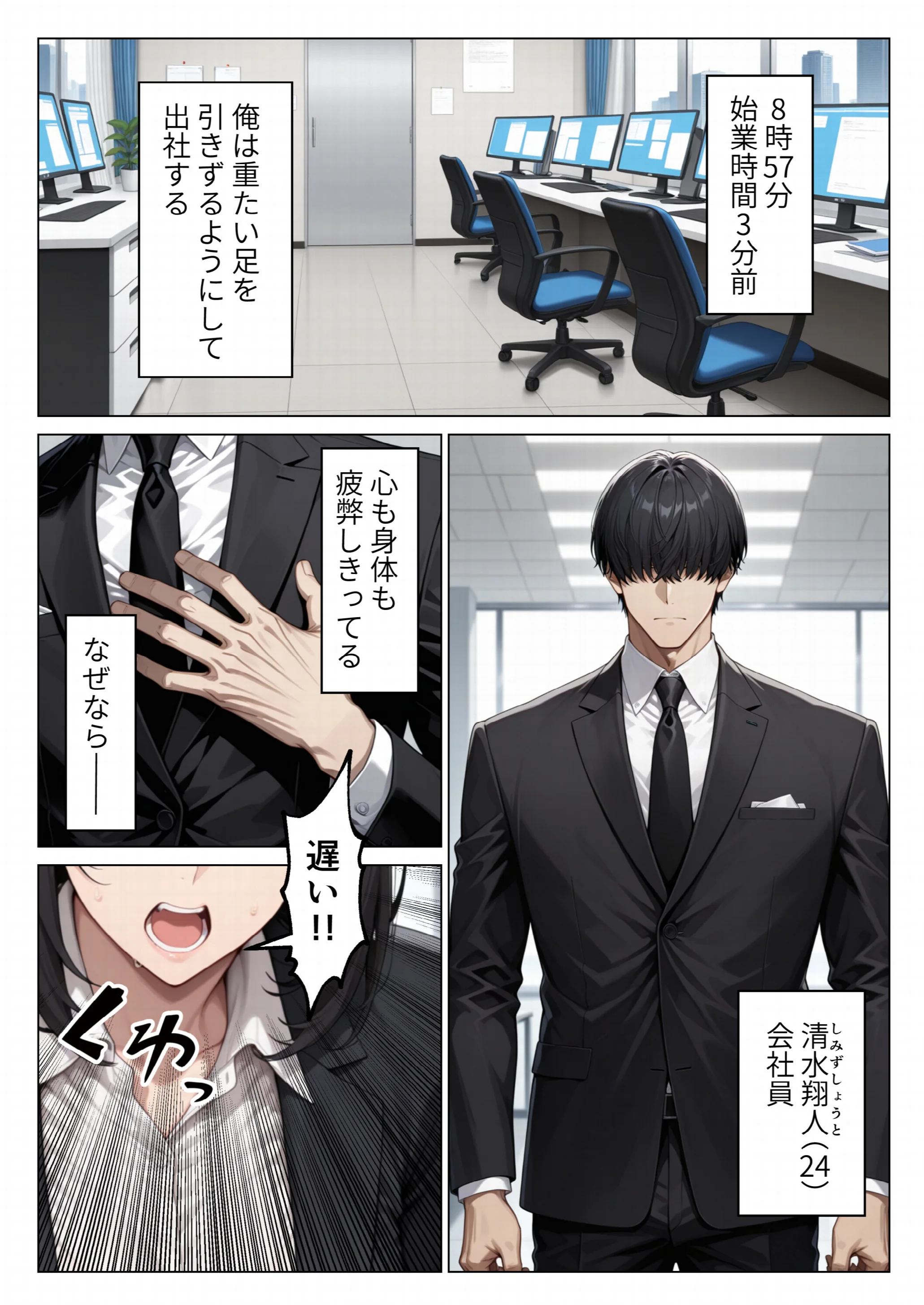 パワハラ人妻上司を俺のデカチンで完堕ちさせたら見られて興奮する変態痴女になった話（1）（単話） モザイク版