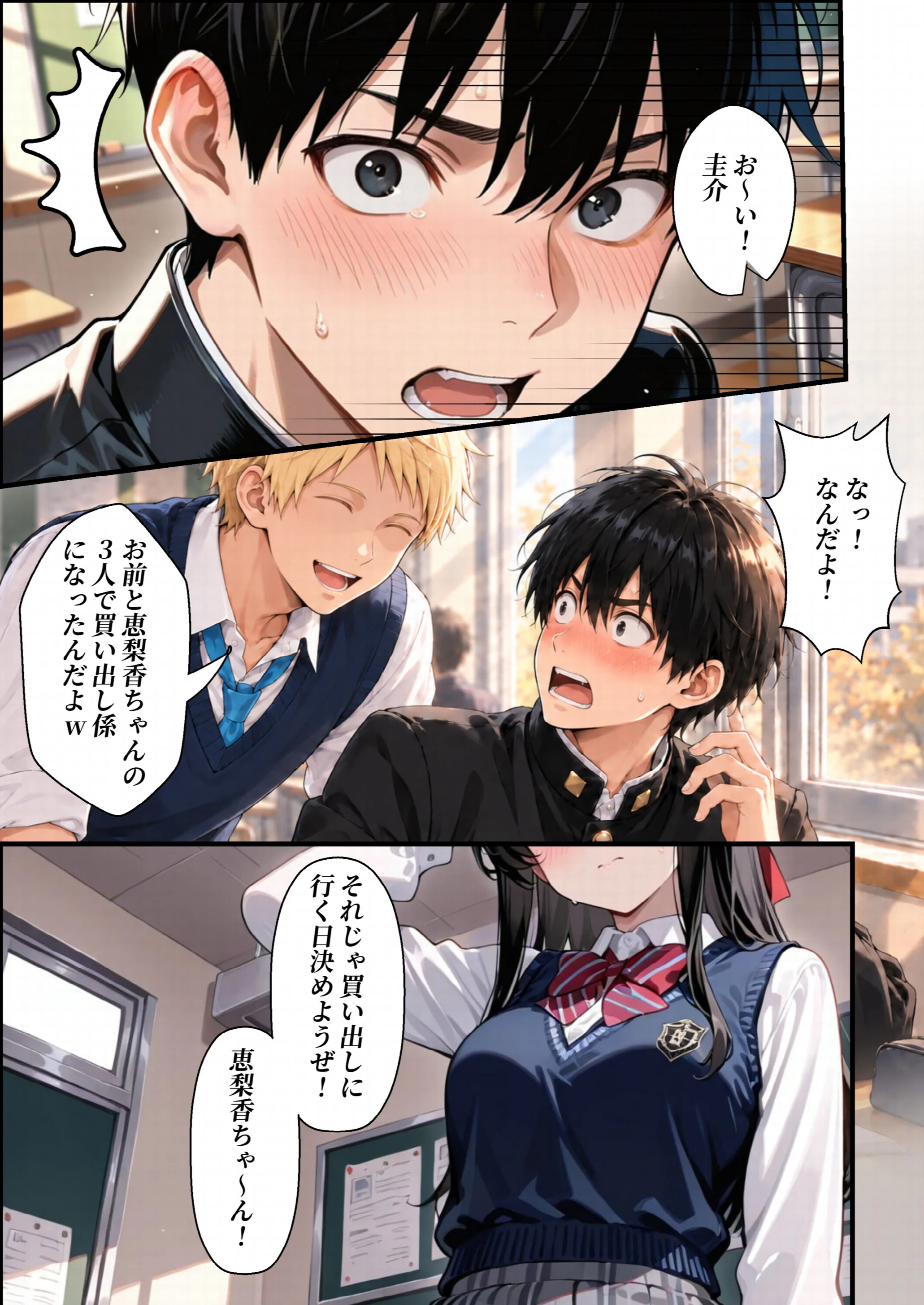 ずっと…大好きだったあの子が俺の目の前で中出しされて… 3ページ10