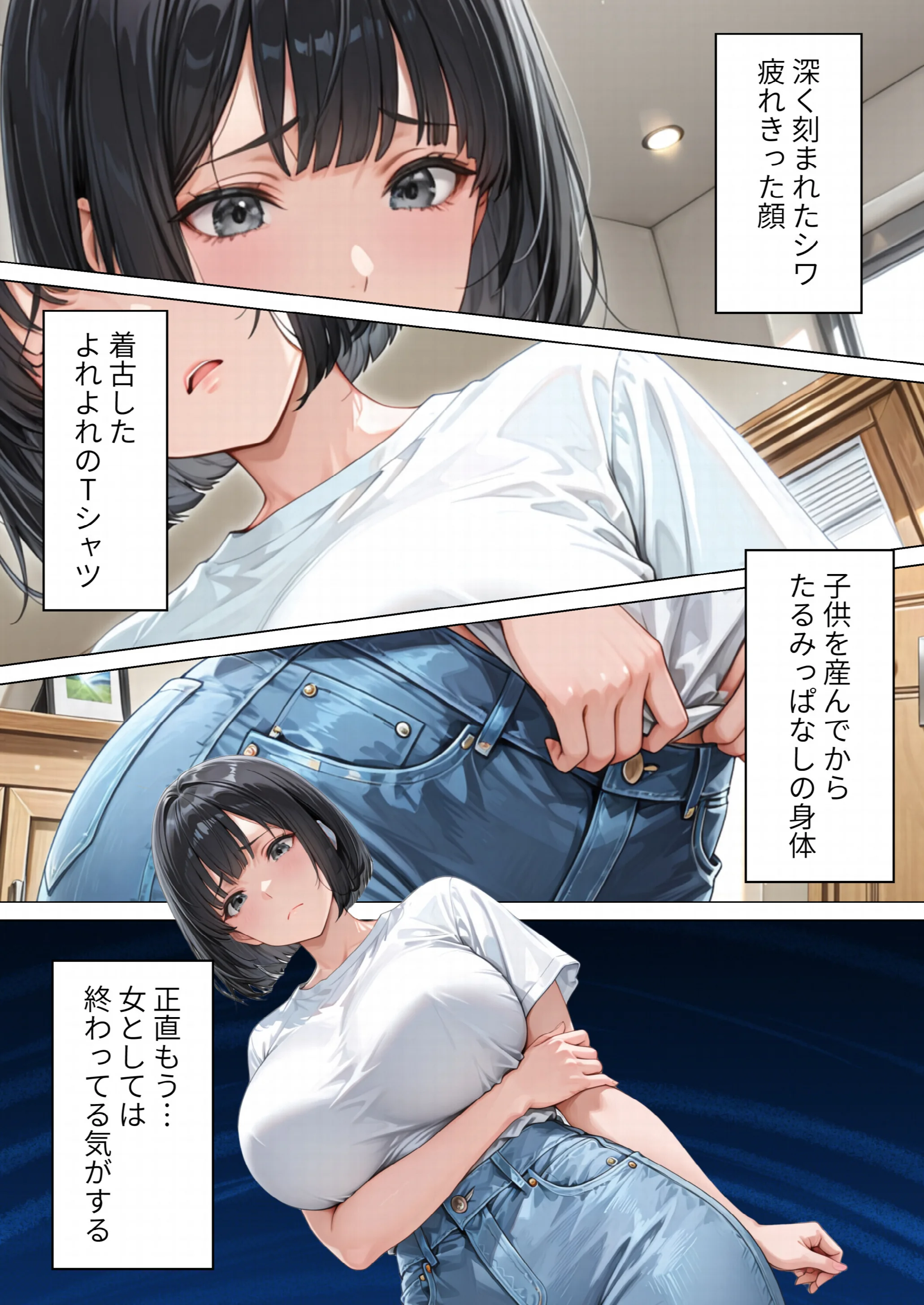 家事代行のパート主婦が金で買えたので熟れた肉体を開発して俺専用中出し肉便器にした話（1）（単話）ページ2