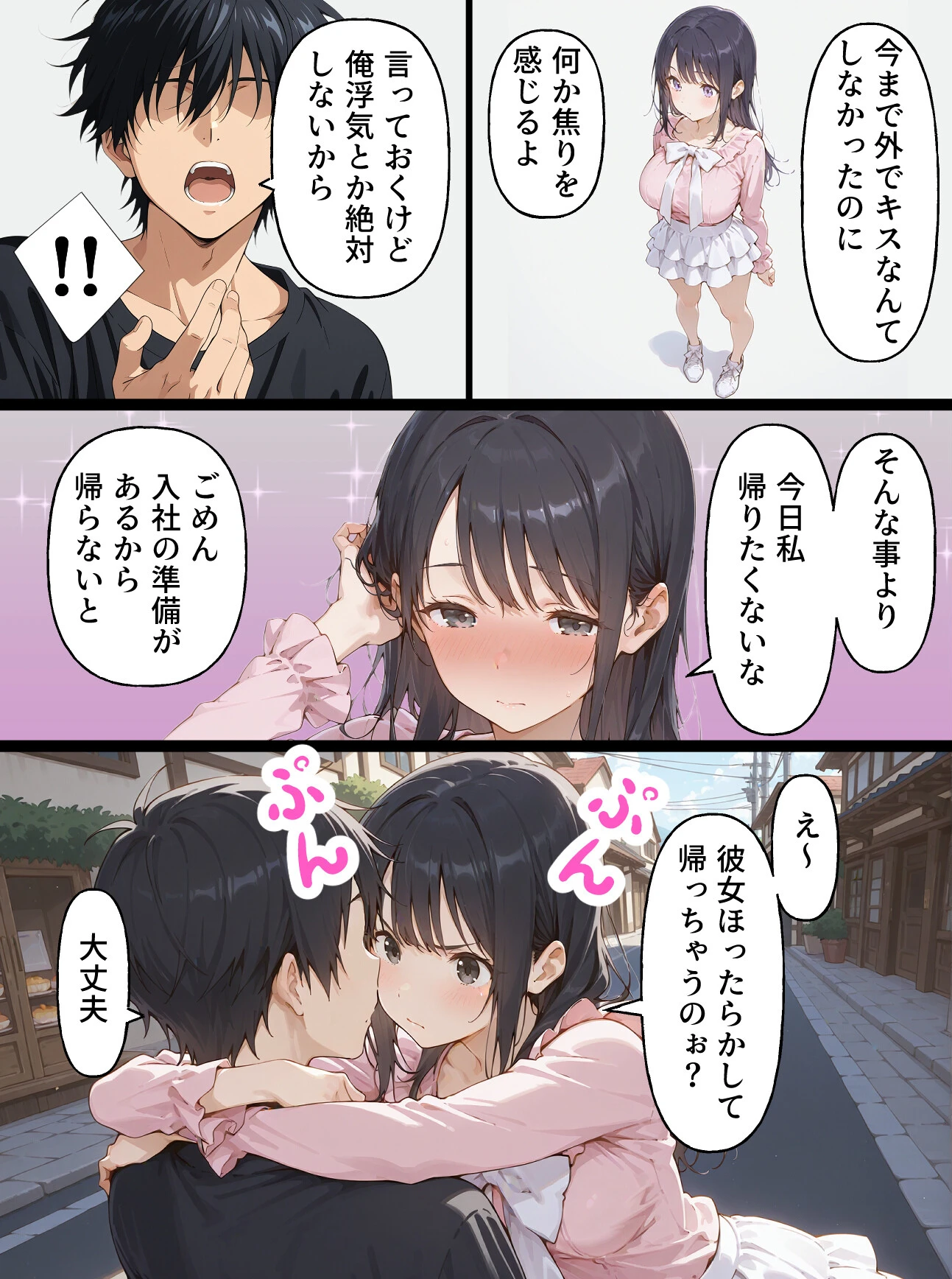 親友の彼女をむ〇やりセフレにしたい漫画 前編ページ2