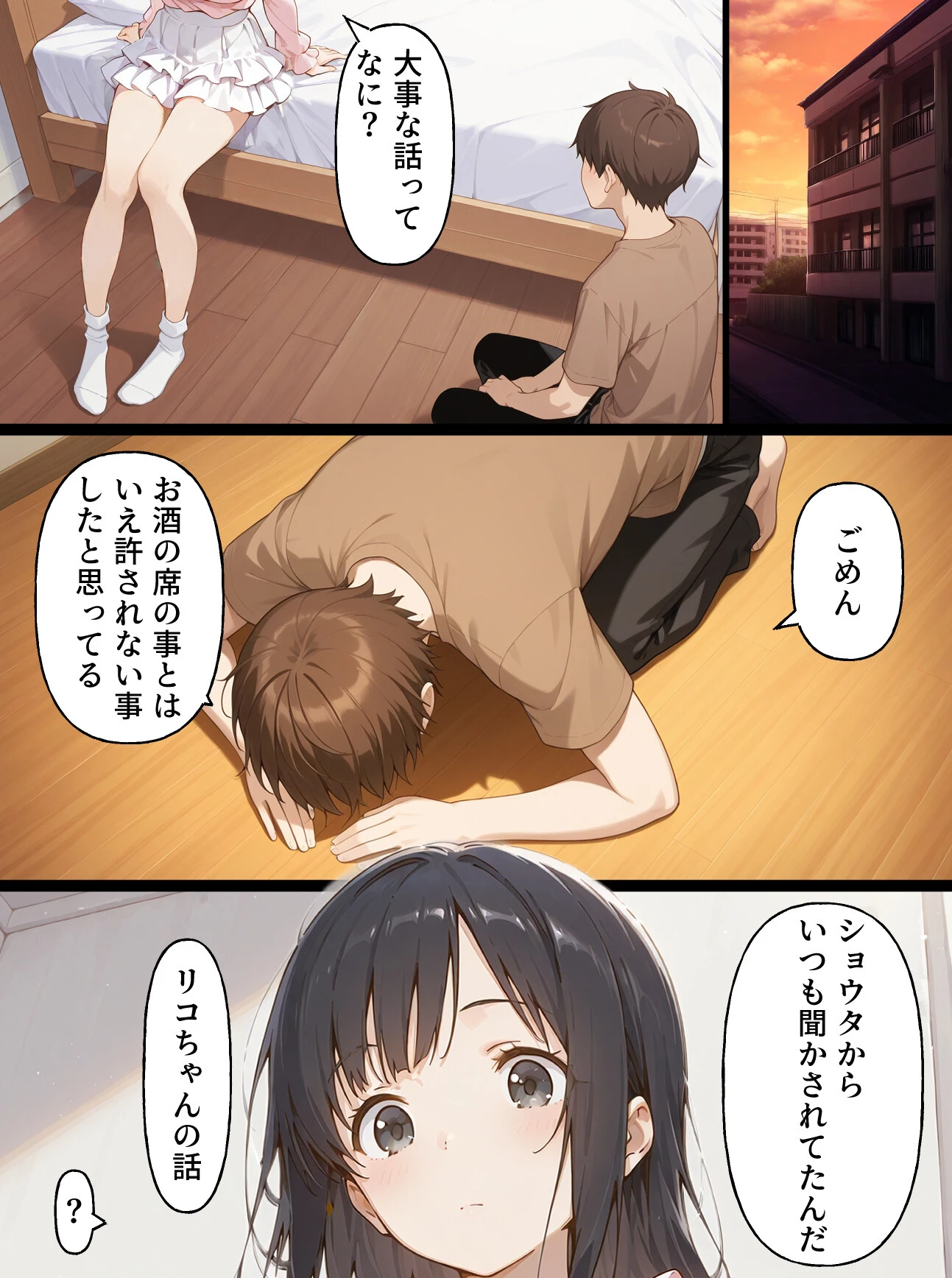 親友の彼女をむ〇やりセフレにしたい漫画 前編ページ6