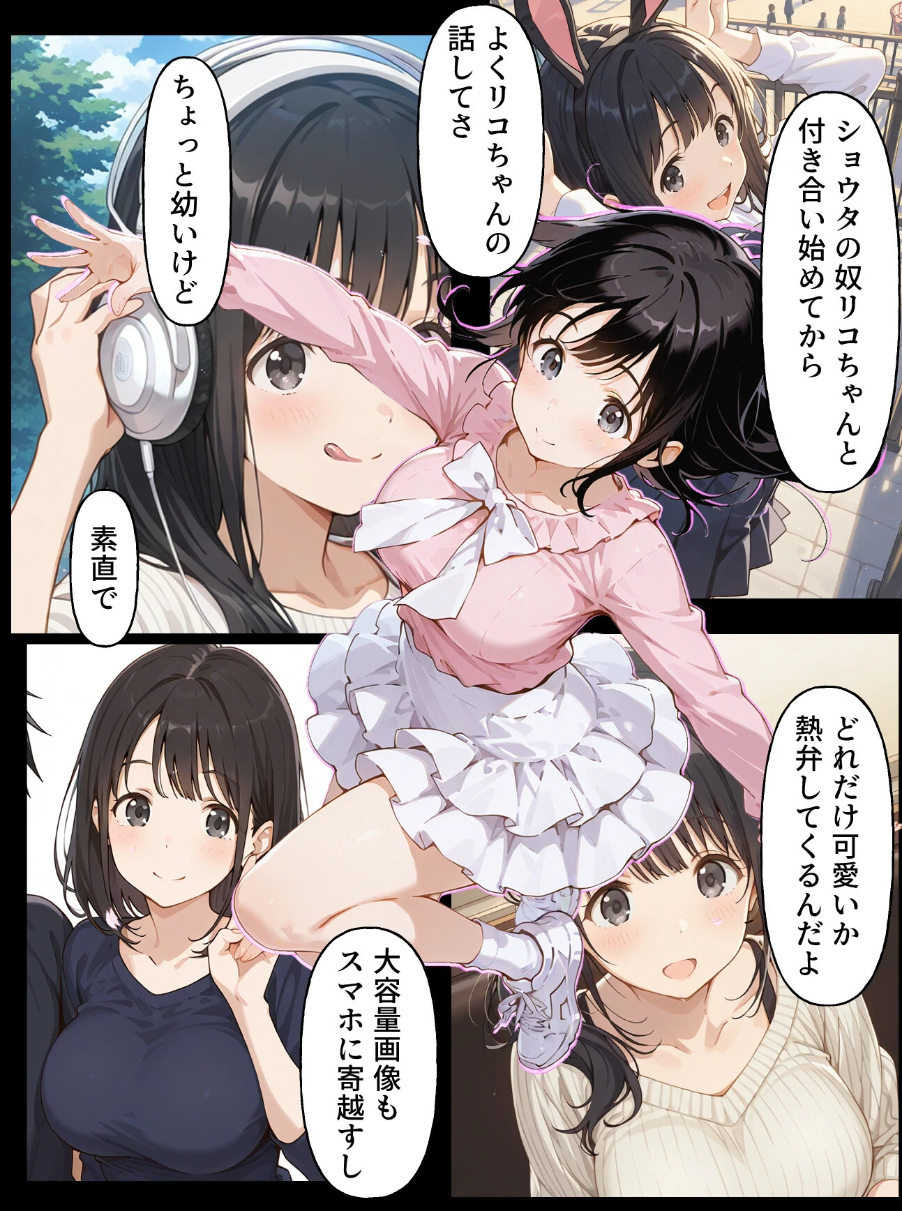 親友の彼女をむ〇やりセフレにしたい漫画 前編ページ7