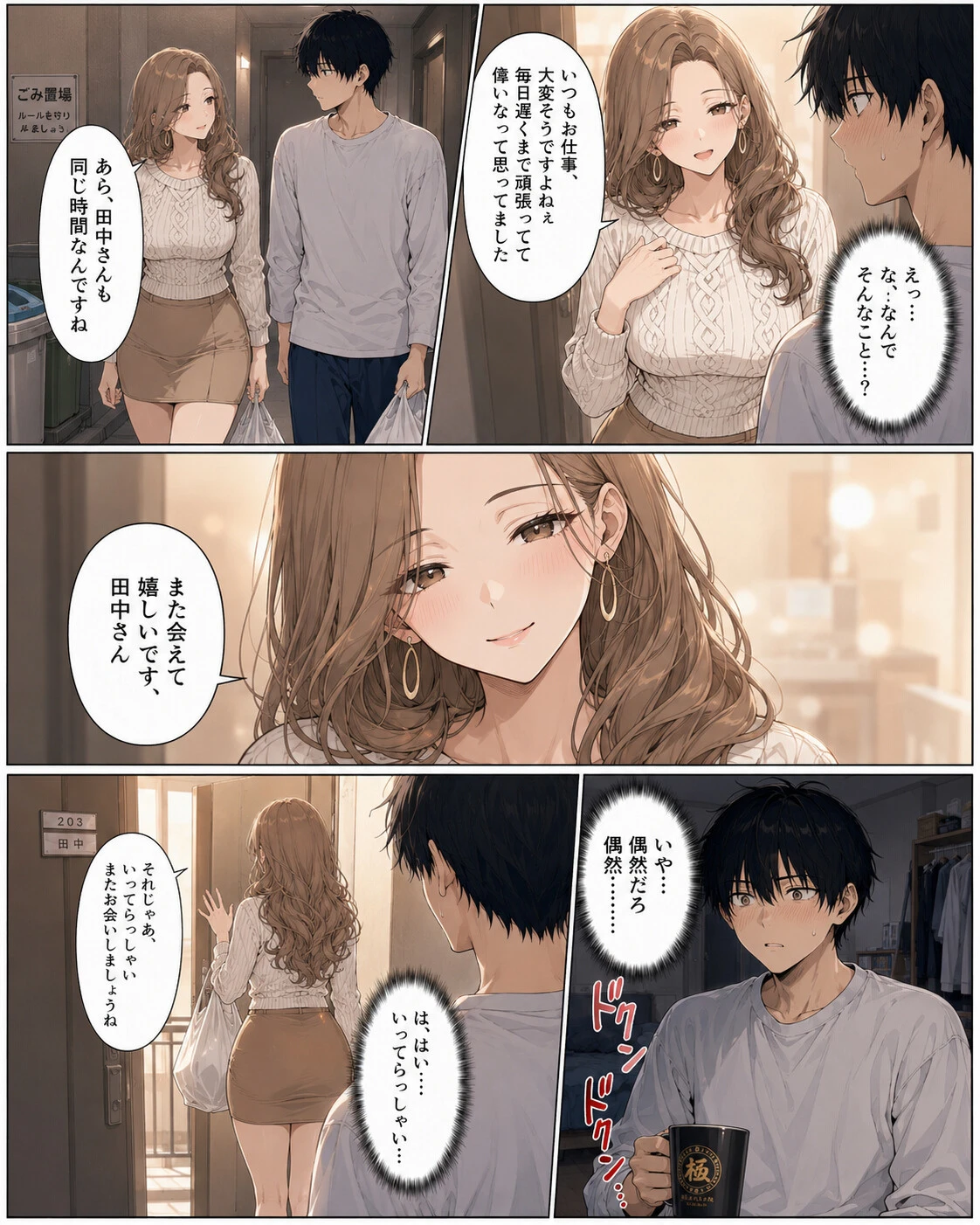 押すたび、1万円消えるボタン…その度に隣の人妻が誘惑してくる。ページ4