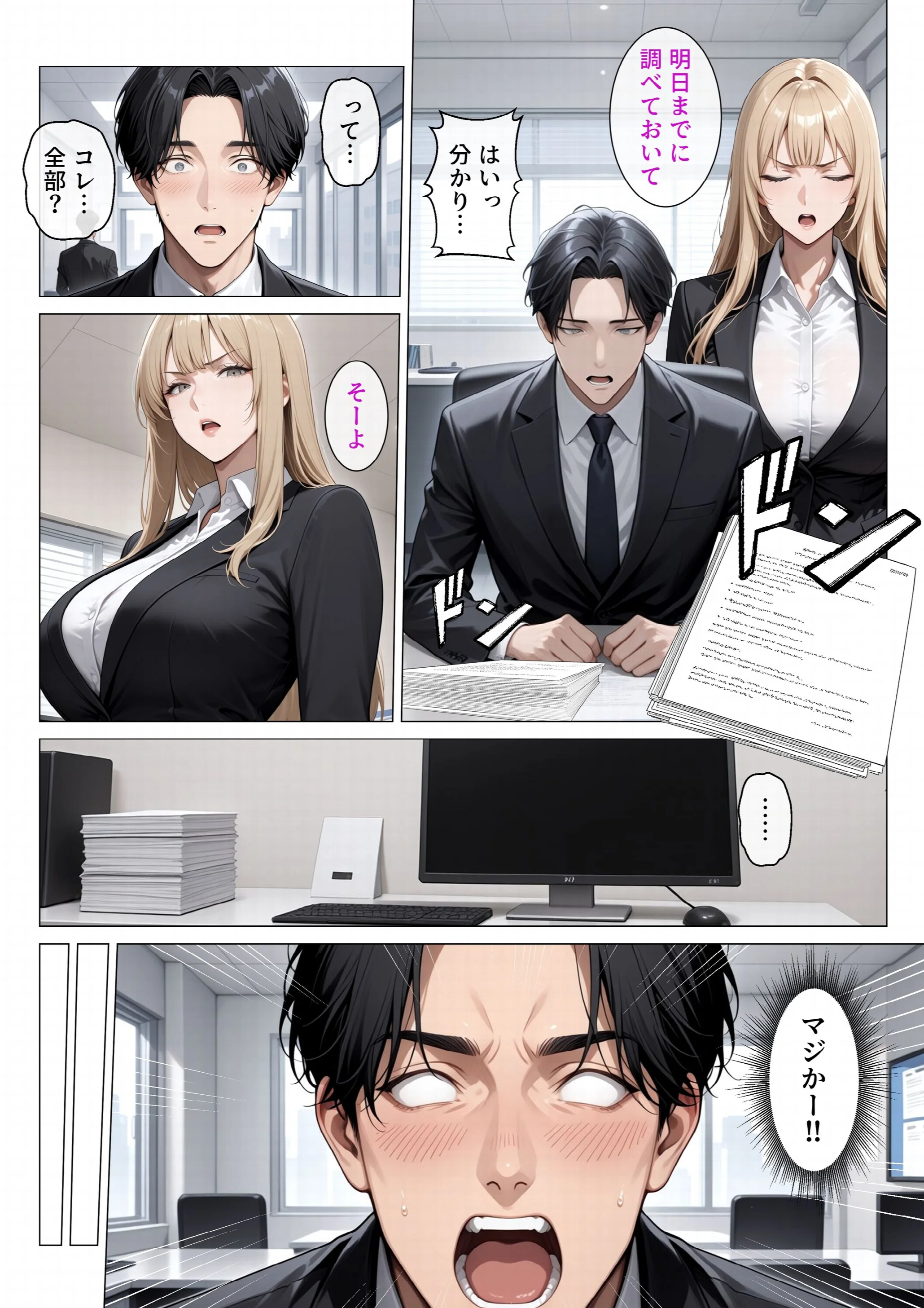 冷酷無比な女上司がらぶらぶエッチで中出し懇願ページ4