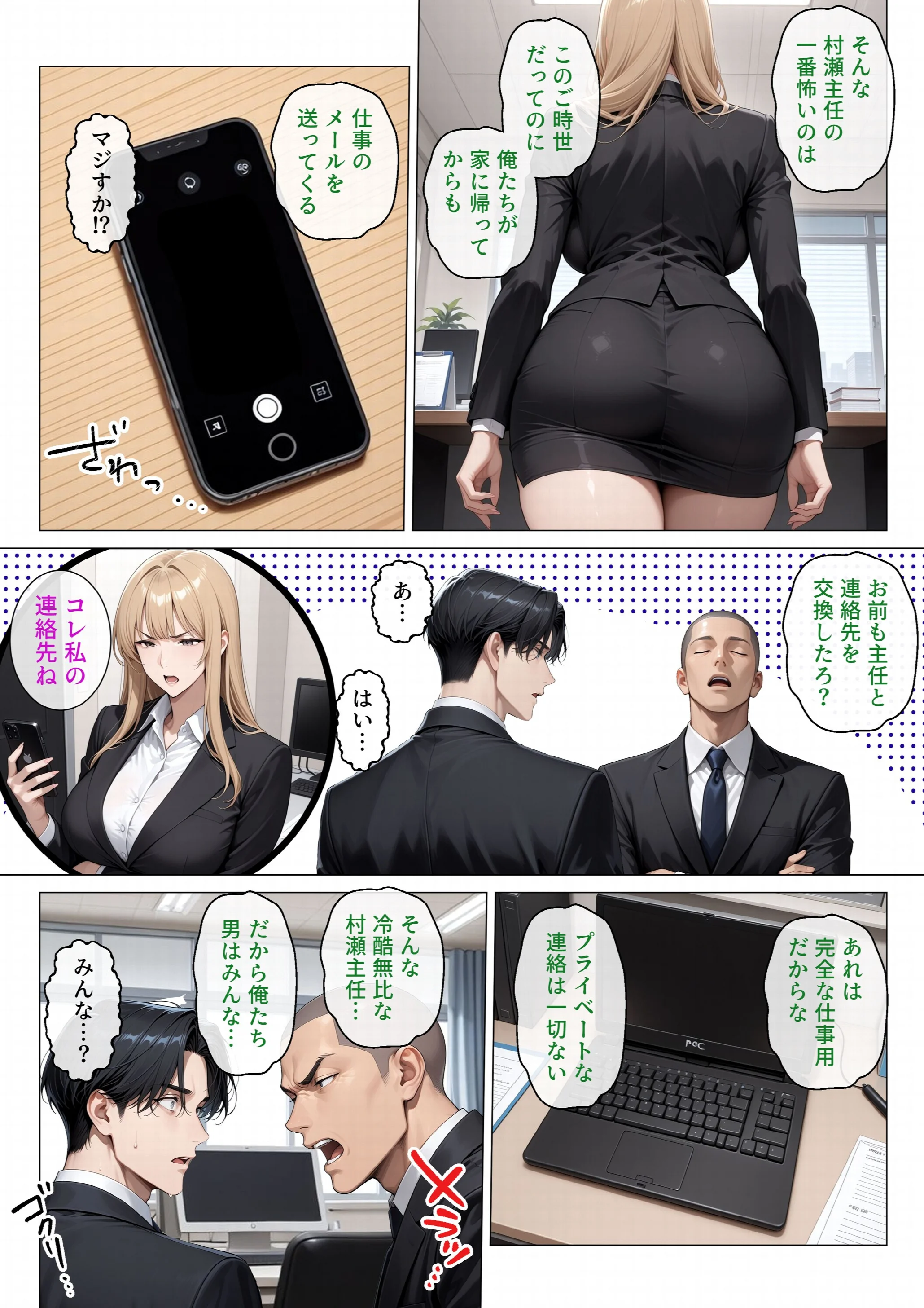冷酷無比な女上司がらぶらぶエッチで中出し懇願ページ7