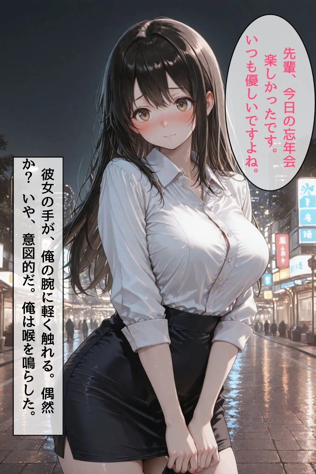 忘年会帰りに酔った勢いで後輩と禁断の合体ページ5