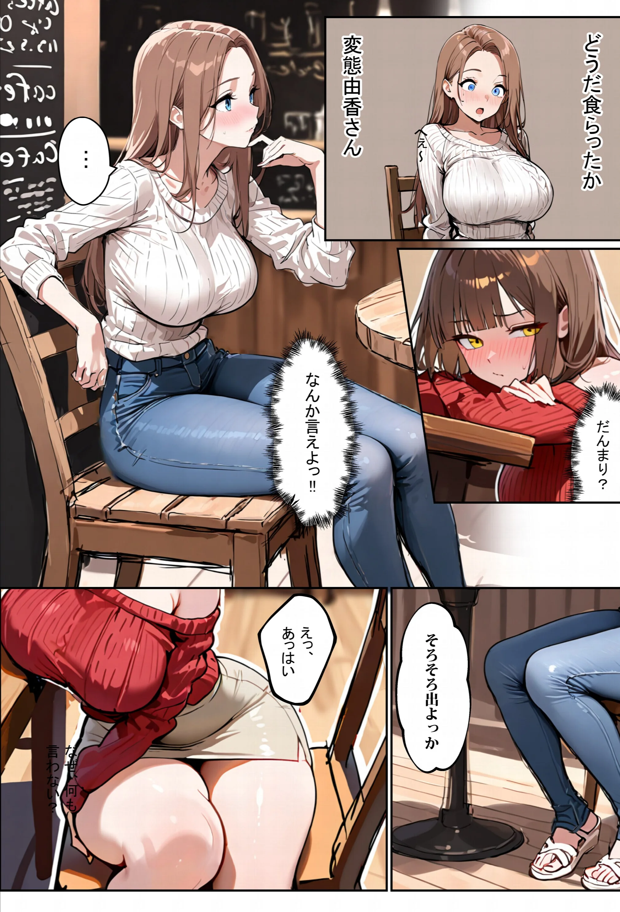どうせ、チ〇ポ交換SEXするのに2人の妻があーだのこーだのページ8