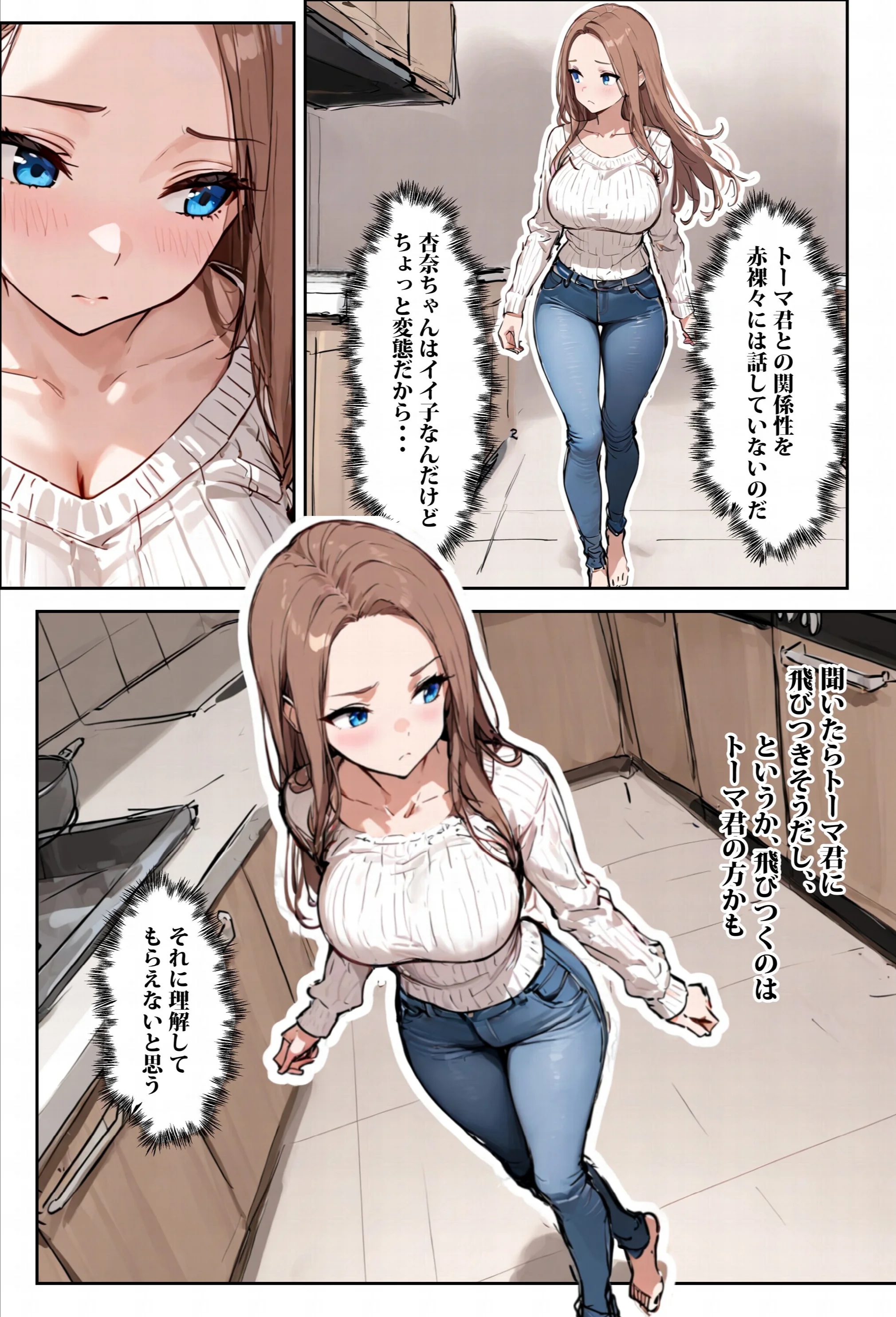 どうせ、チ〇ポ交換SEXするのに2人の妻があーだのこーだのページ13