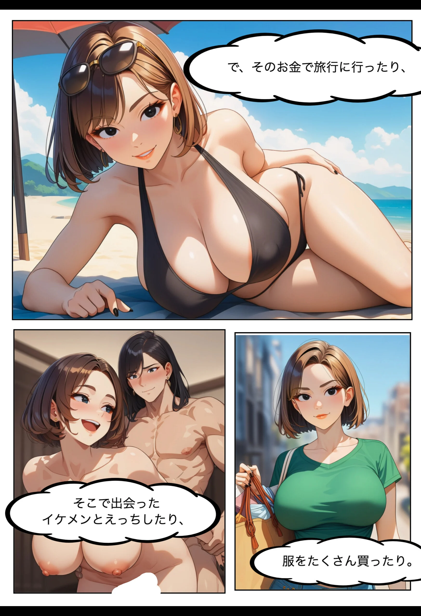 パパ活女子・中谷紬（24）がキモおじのデカ〇ンに沼るまでの話。ページ3