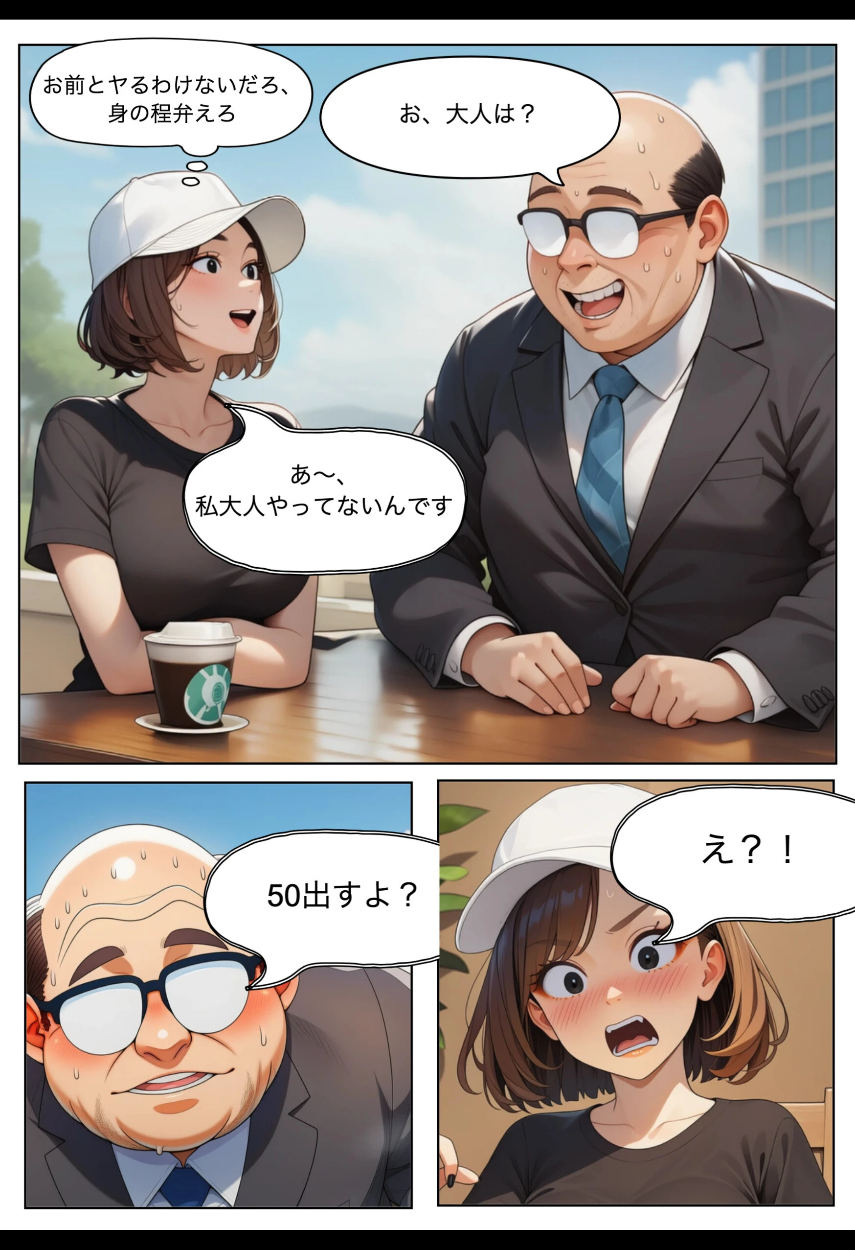 パパ活女子・中谷紬（24）がキモおじのデカ〇ンに沼るまでの話。ページ6
