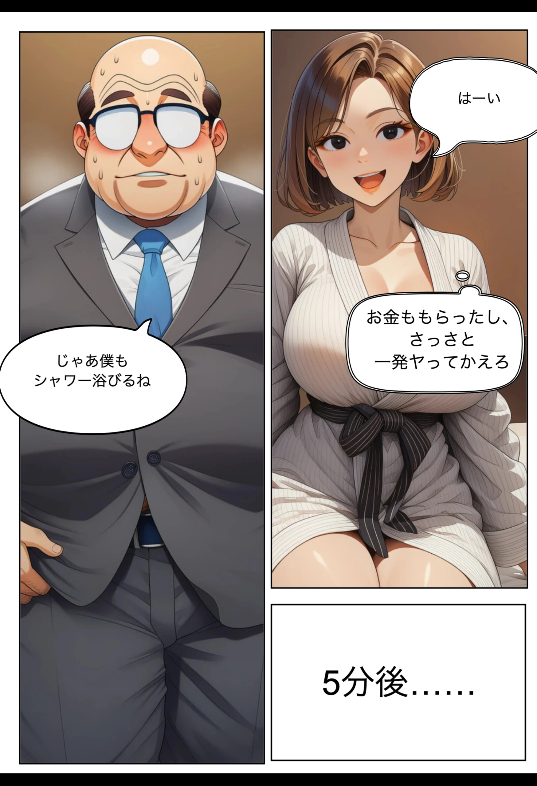 パパ活女子・中谷紬（24）がキモおじのデカ〇ンに沼るまでの話。ページ9