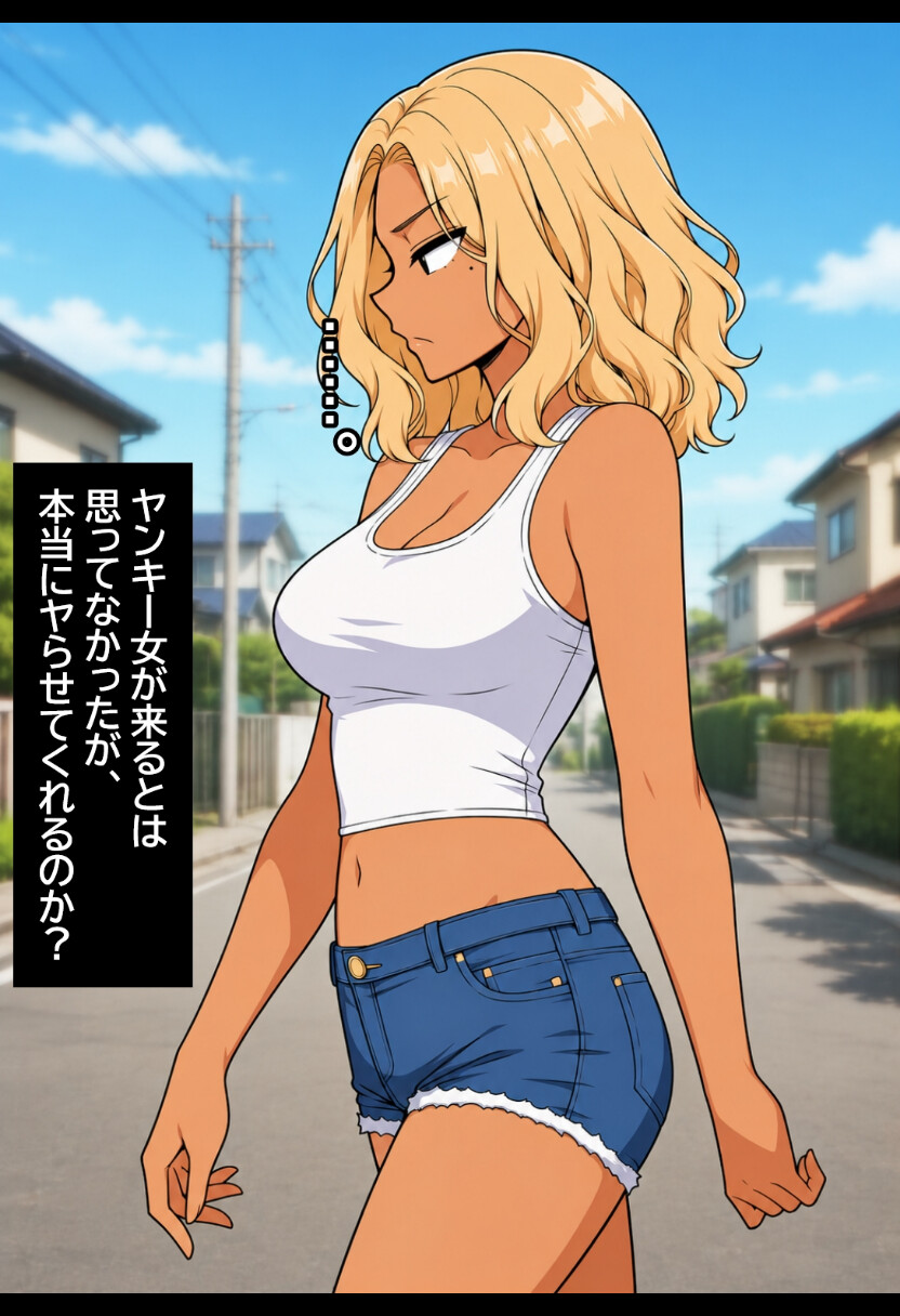 深夜のド〇キにいそうなヤンキー女を孕ませる。 白抜き修正版ページ2