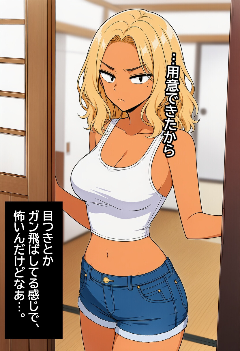 深夜のド〇キにいそうなヤンキー女を孕ませる。 白抜き修正版ページ3