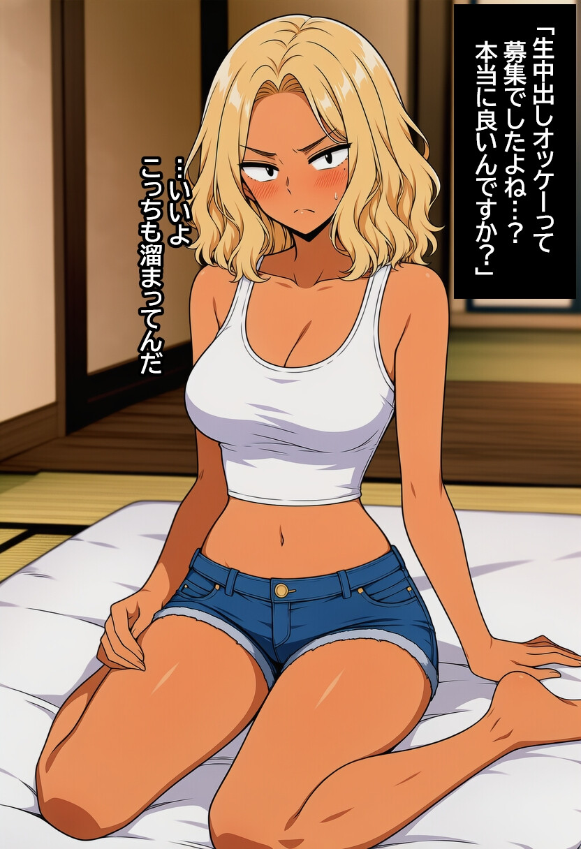 深夜のド〇キにいそうなヤンキー女を孕ませる。 白抜き修正版ページ4