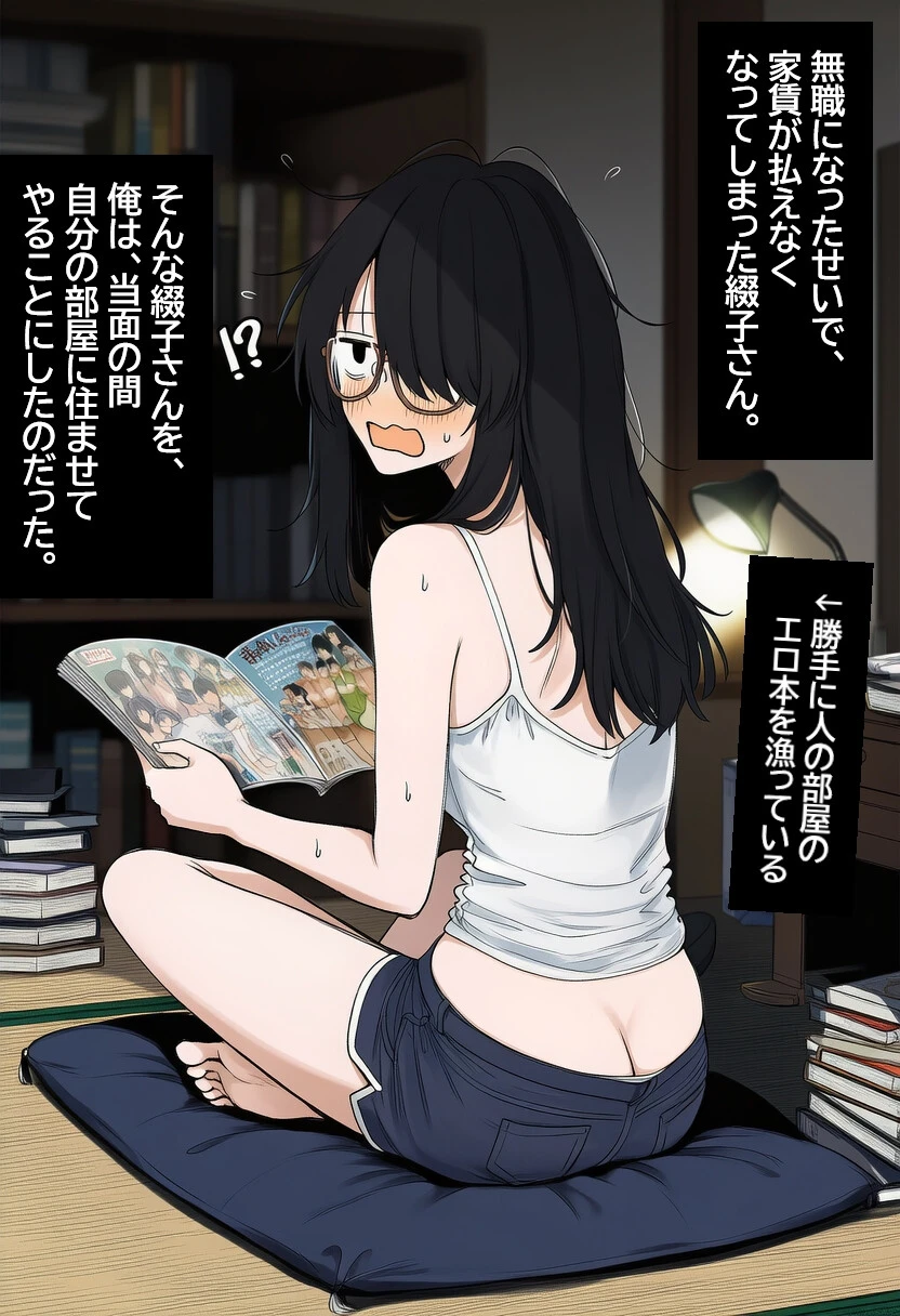 陰キャ眼鏡女を孕ませる。 白抜き修正版ページ2