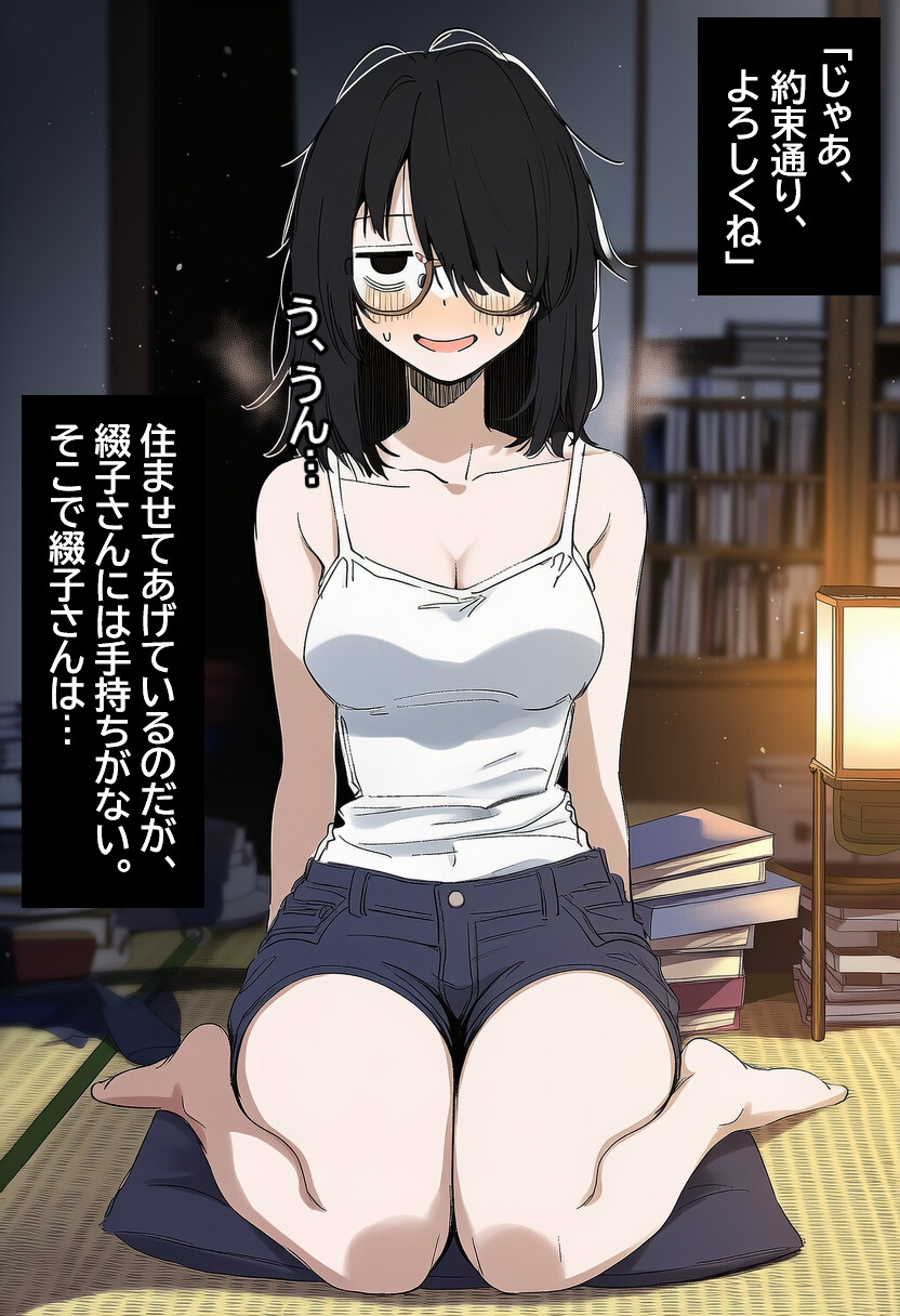 陰キャ眼鏡女を孕ませる。 白抜き修正版ページ3