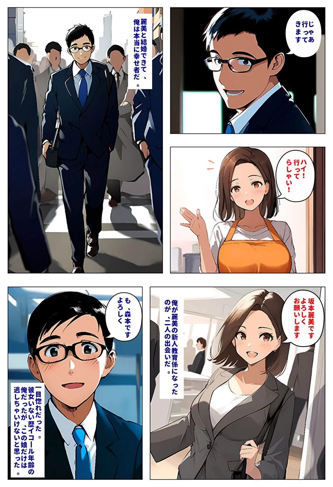 間男の提案に乗って不倫現場を目撃したら、最愛の妻が土下座してセックスのお願いをした。前編（1）（単話）ページ2