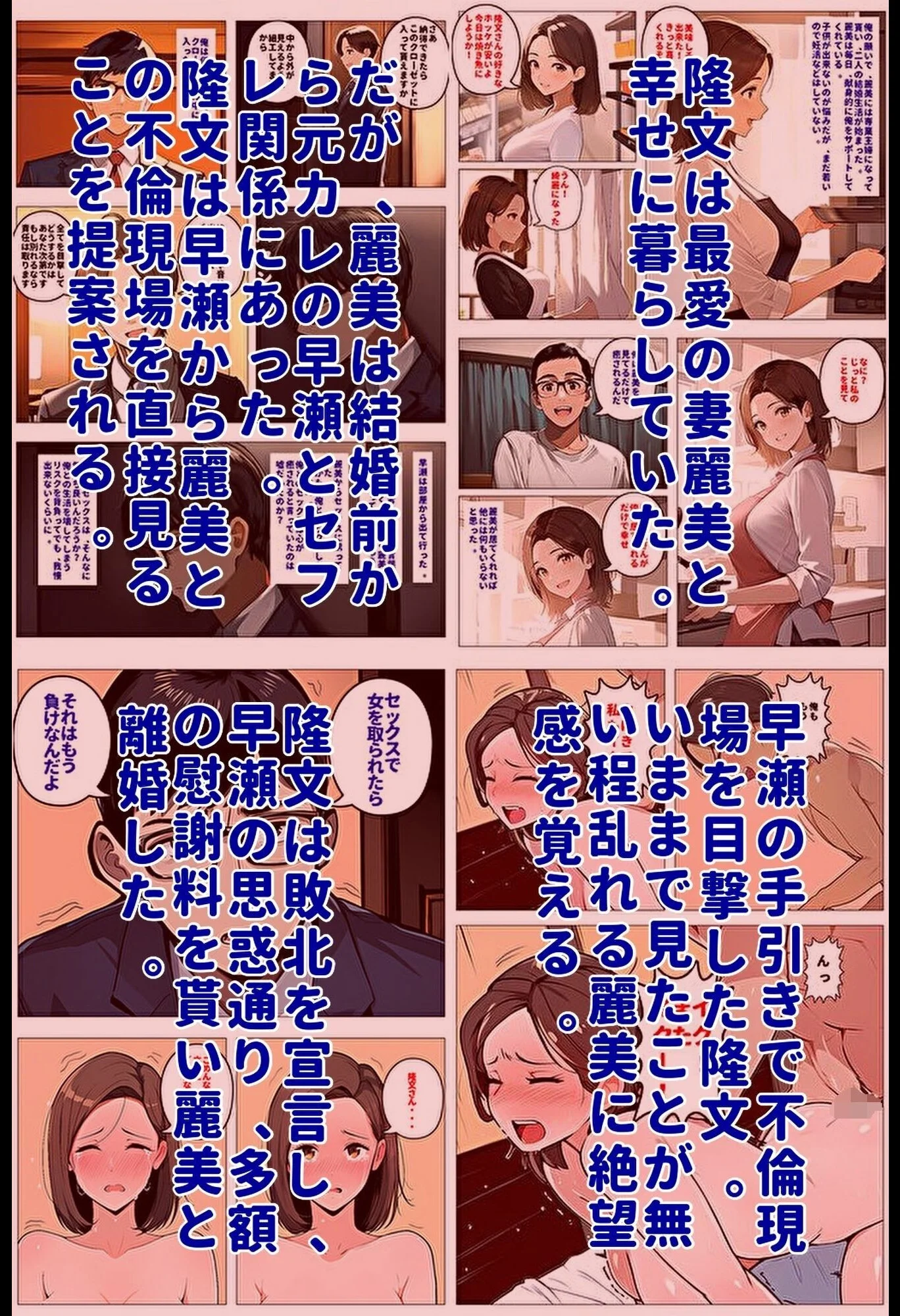 間男の提案に乗って不倫現場を目撃したら、最愛の妻が土下座してセックスのお願いをした。後編ルート1「寝取られビデオレター編」（1）（単話）ページ2