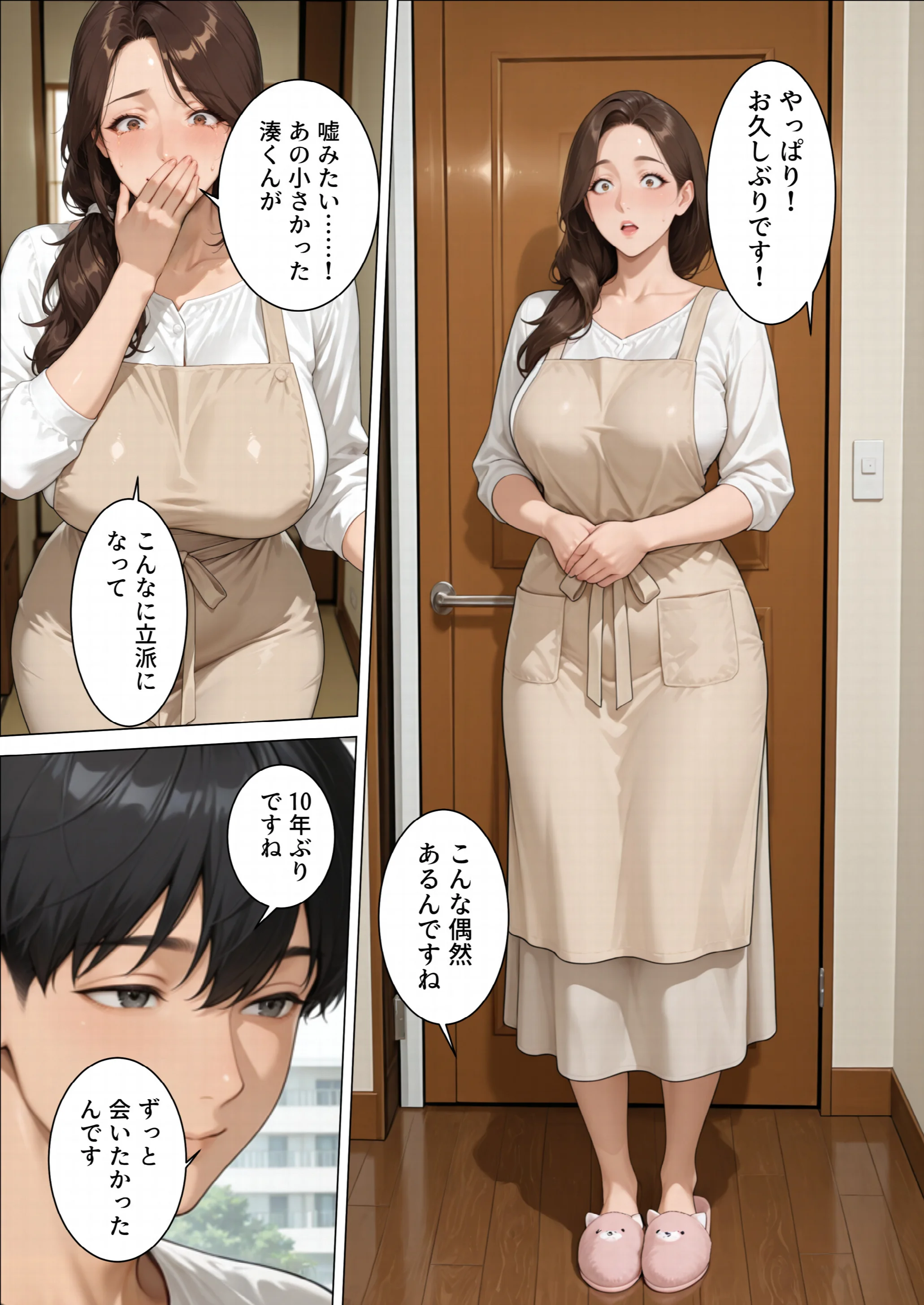 憧れの人は未亡人〜快楽マッサージで初恋相手は俺のモノ〜（1）（単話）ページ3