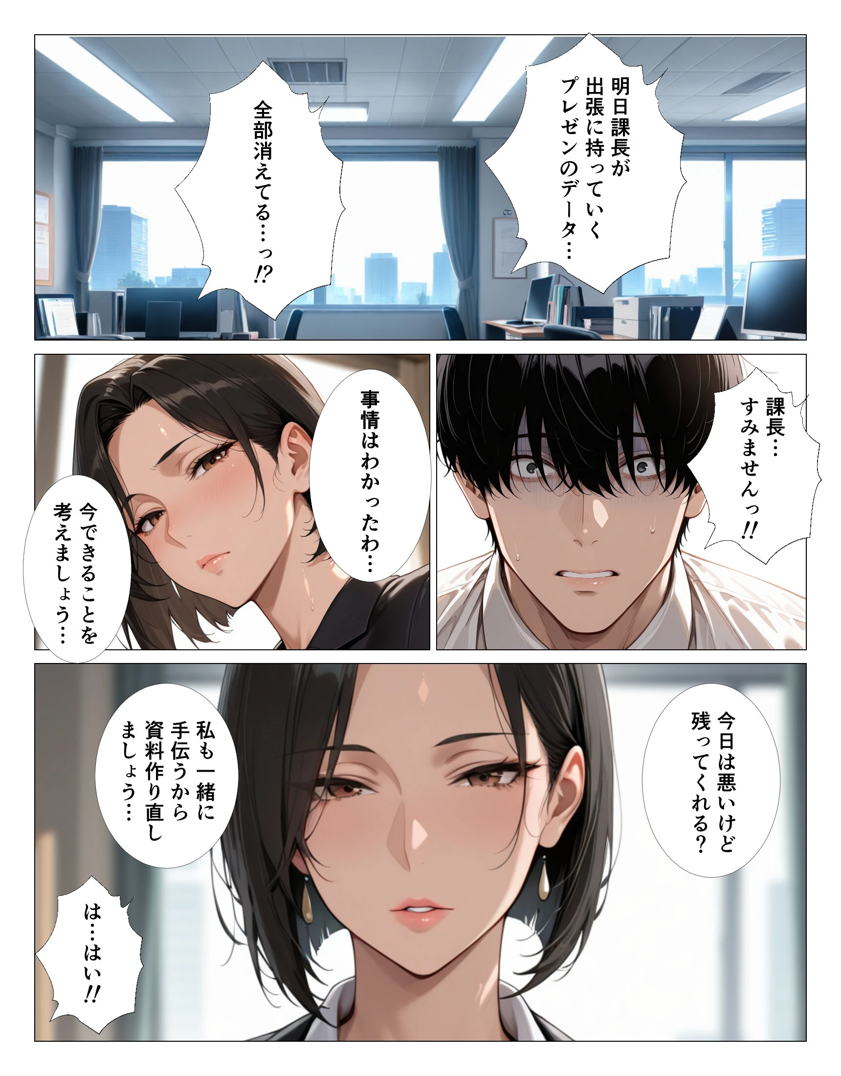 肉食過ぎるクールな上司に出張先で中出しさせられ続けた話（1）（単話）ページ2